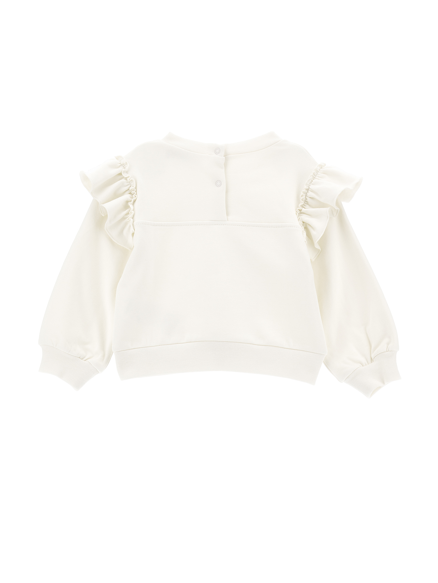 Monnalisa Fleece Set In Cream