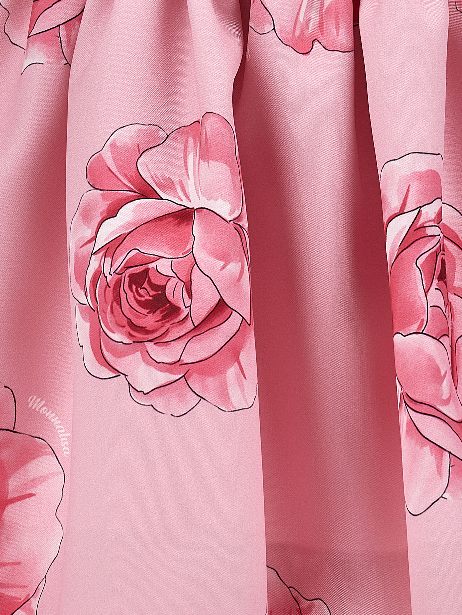 Monnalisa Floral Skirt In Rosa Fairy Tale