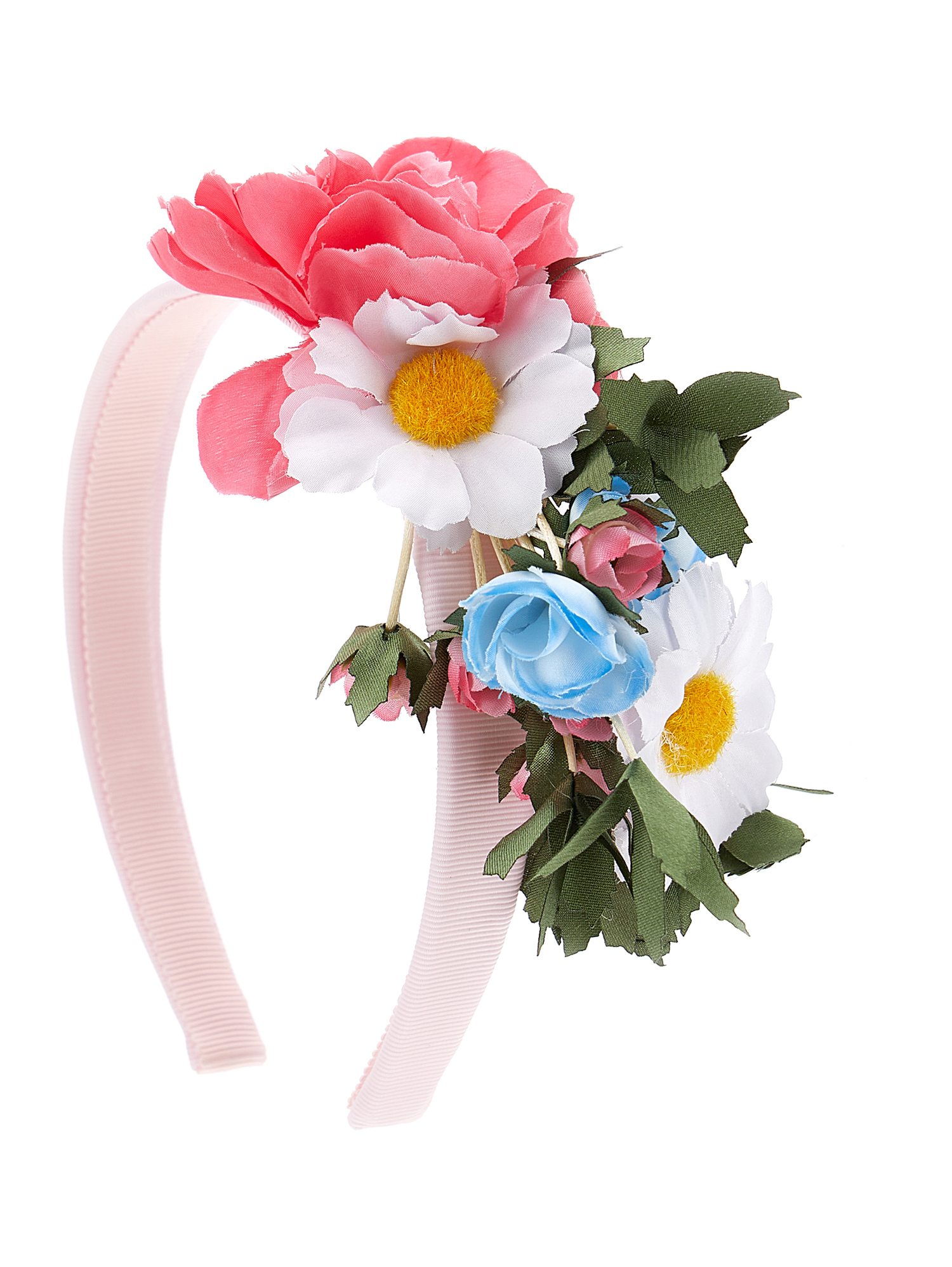 Shop Monnalisa Flower Headband In Multicolor
