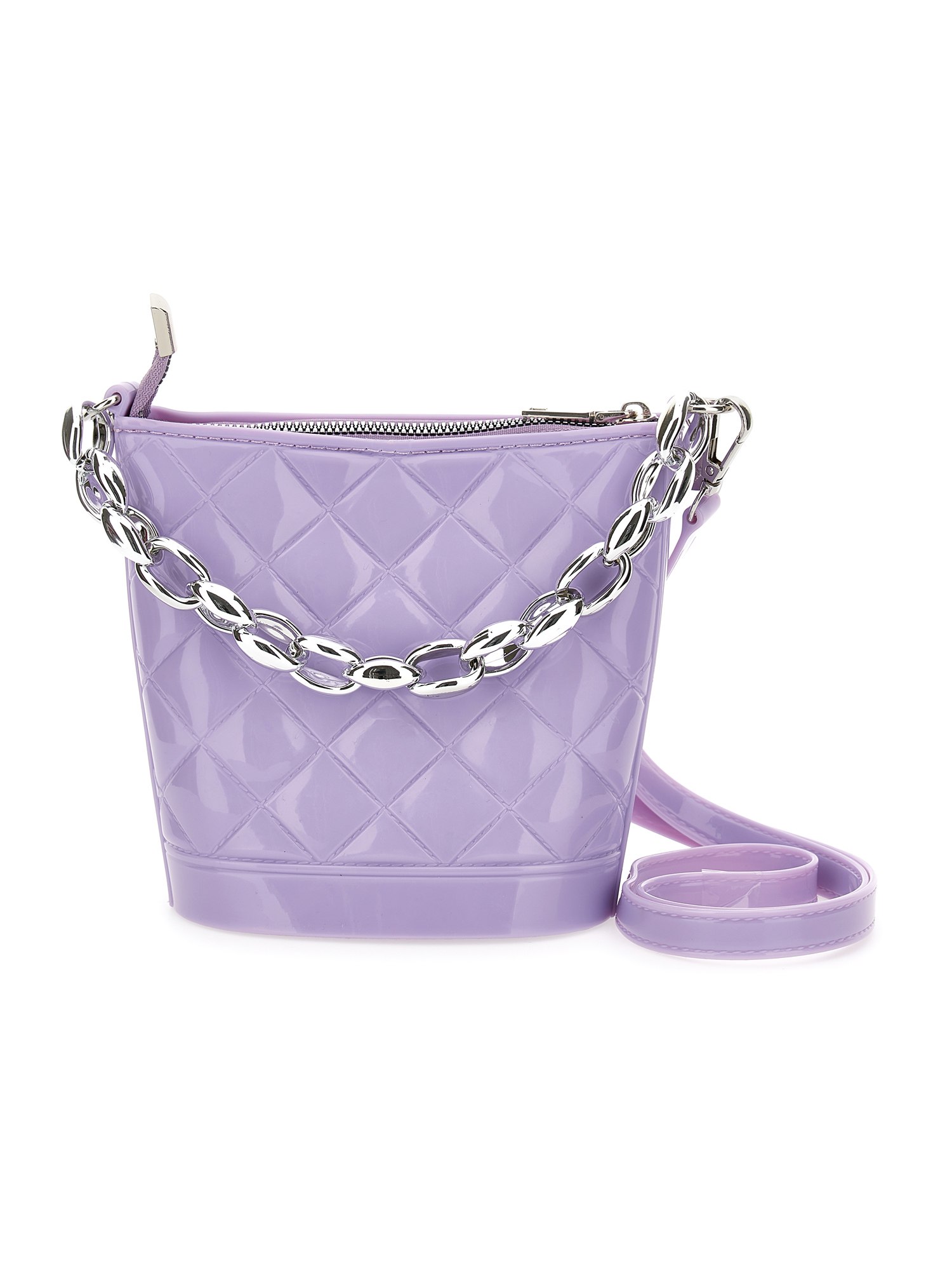 Monnalisa Kids'   Pvc Bucket Bag In Wisteria