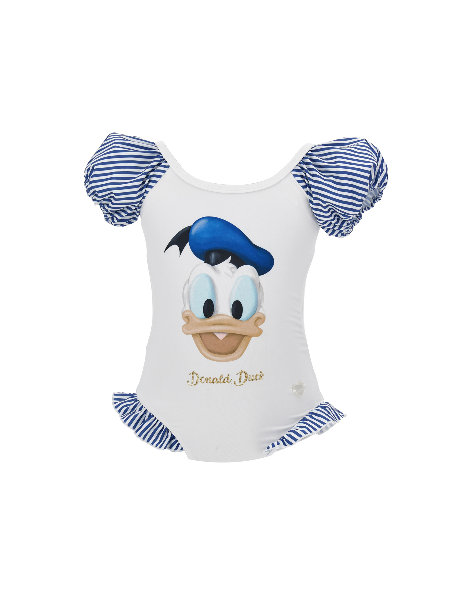 MONNALISA MONNALISA  DONALD DUCK ONE-PIECE SWIMSUIT