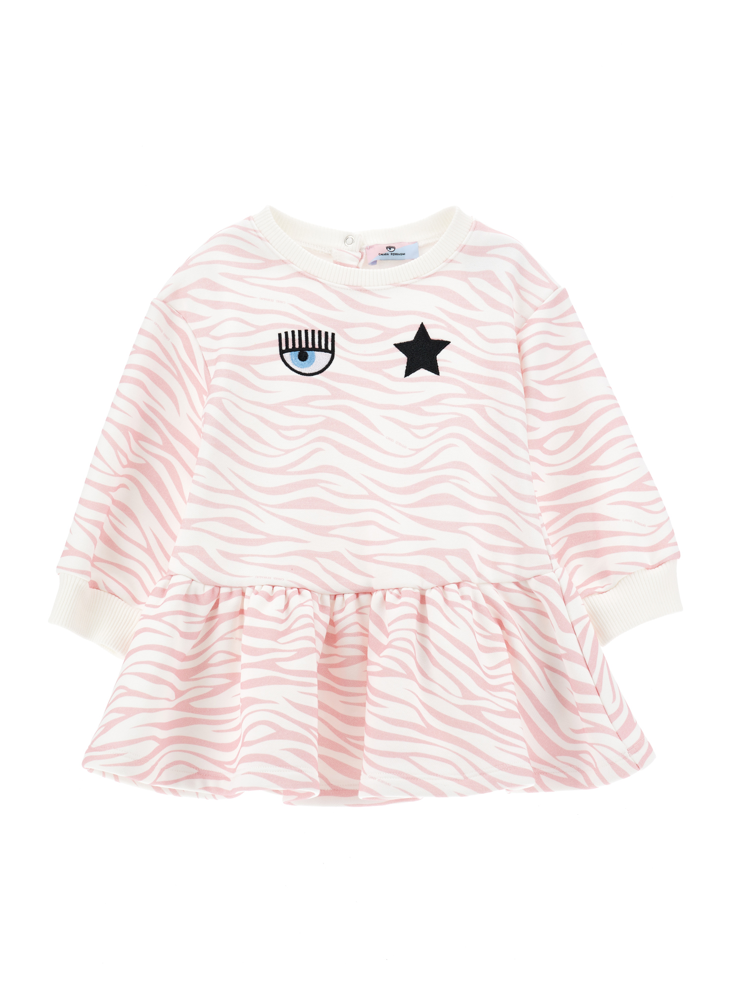 Monnalisa Abito felpa CF Zebra