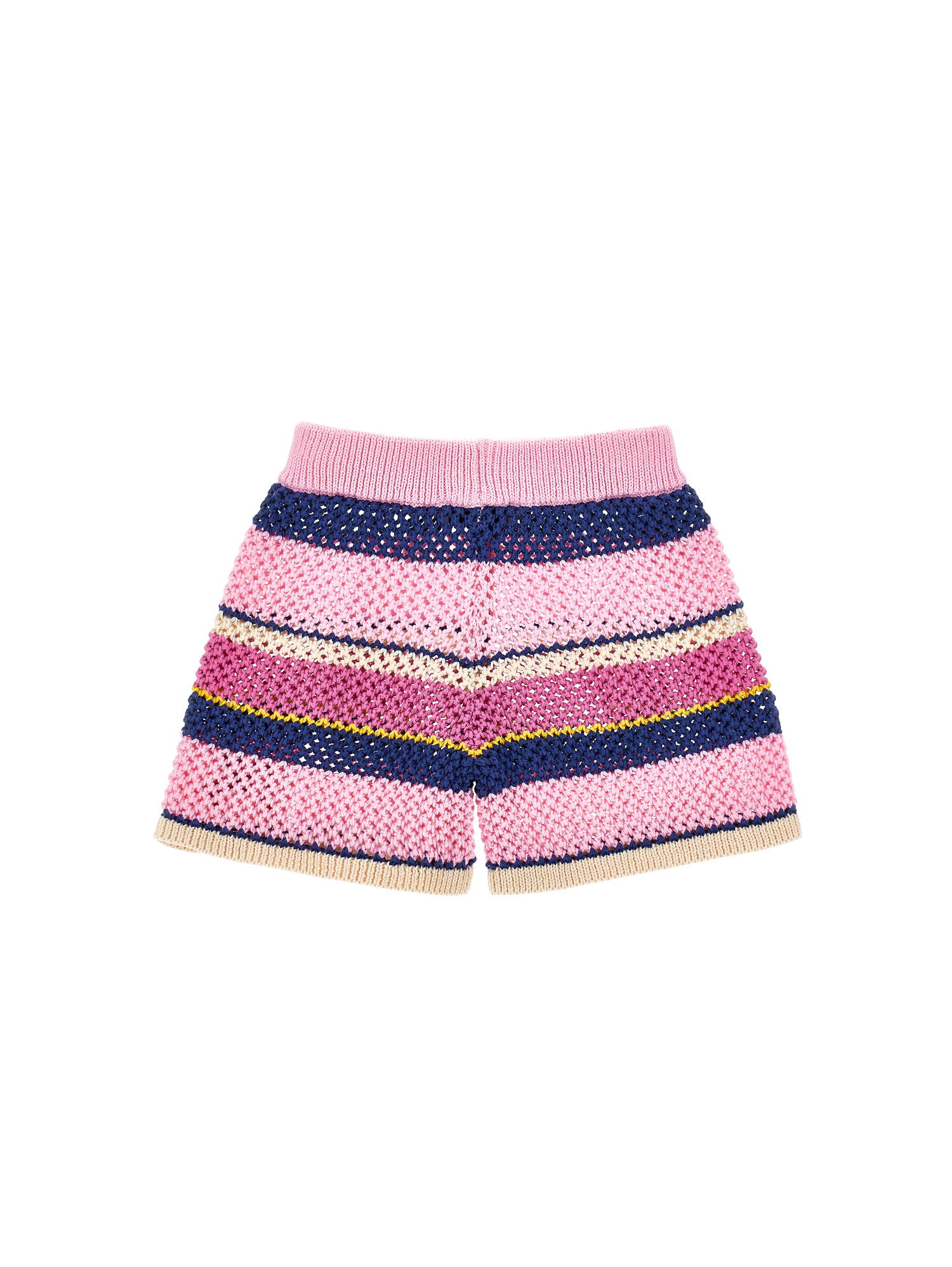Philosophy Di Lorenzo Serafini Philosophy Kids  Philosophy Knit Shorts In Pink