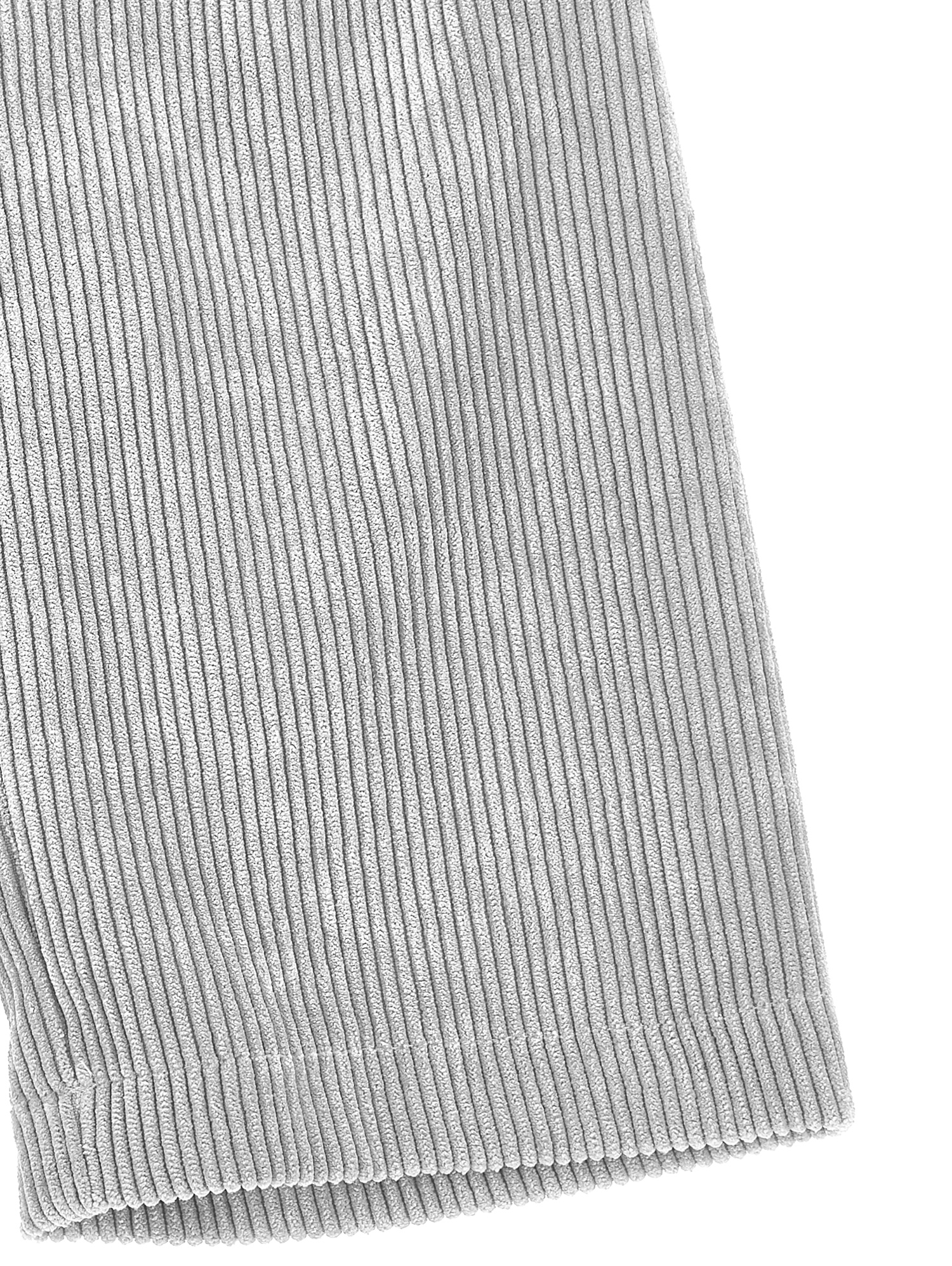 Monnalisa Corduroy Palazzo Trousers In Grey
