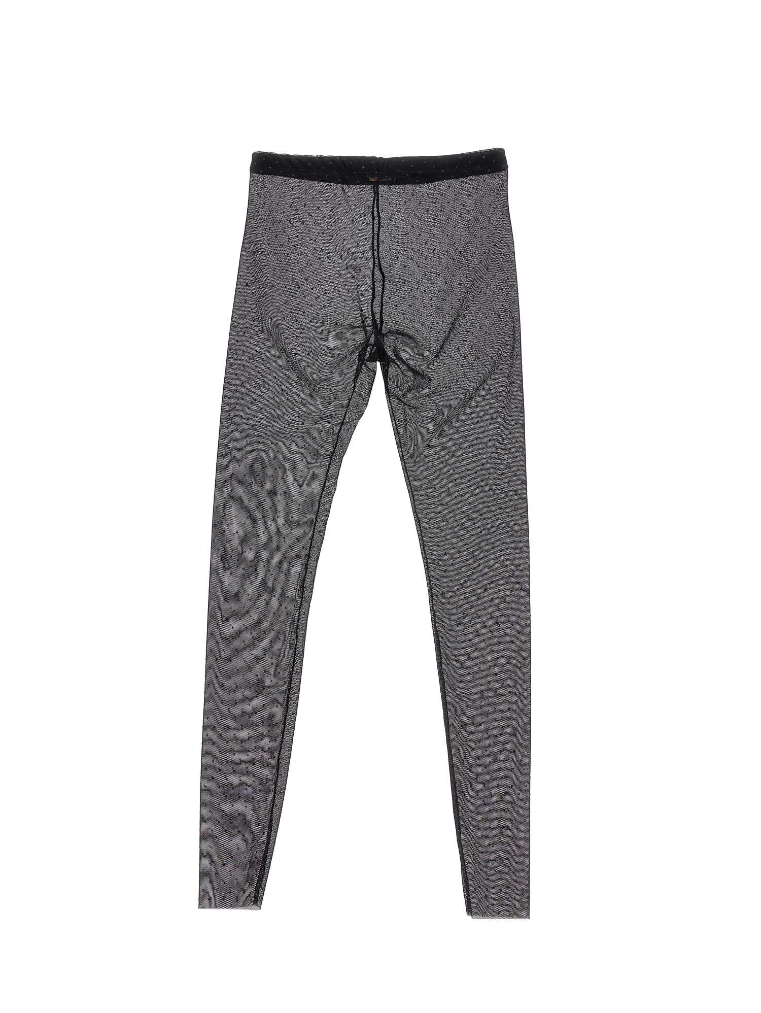 Monnalisa Glitter Tulle Leggings In Black