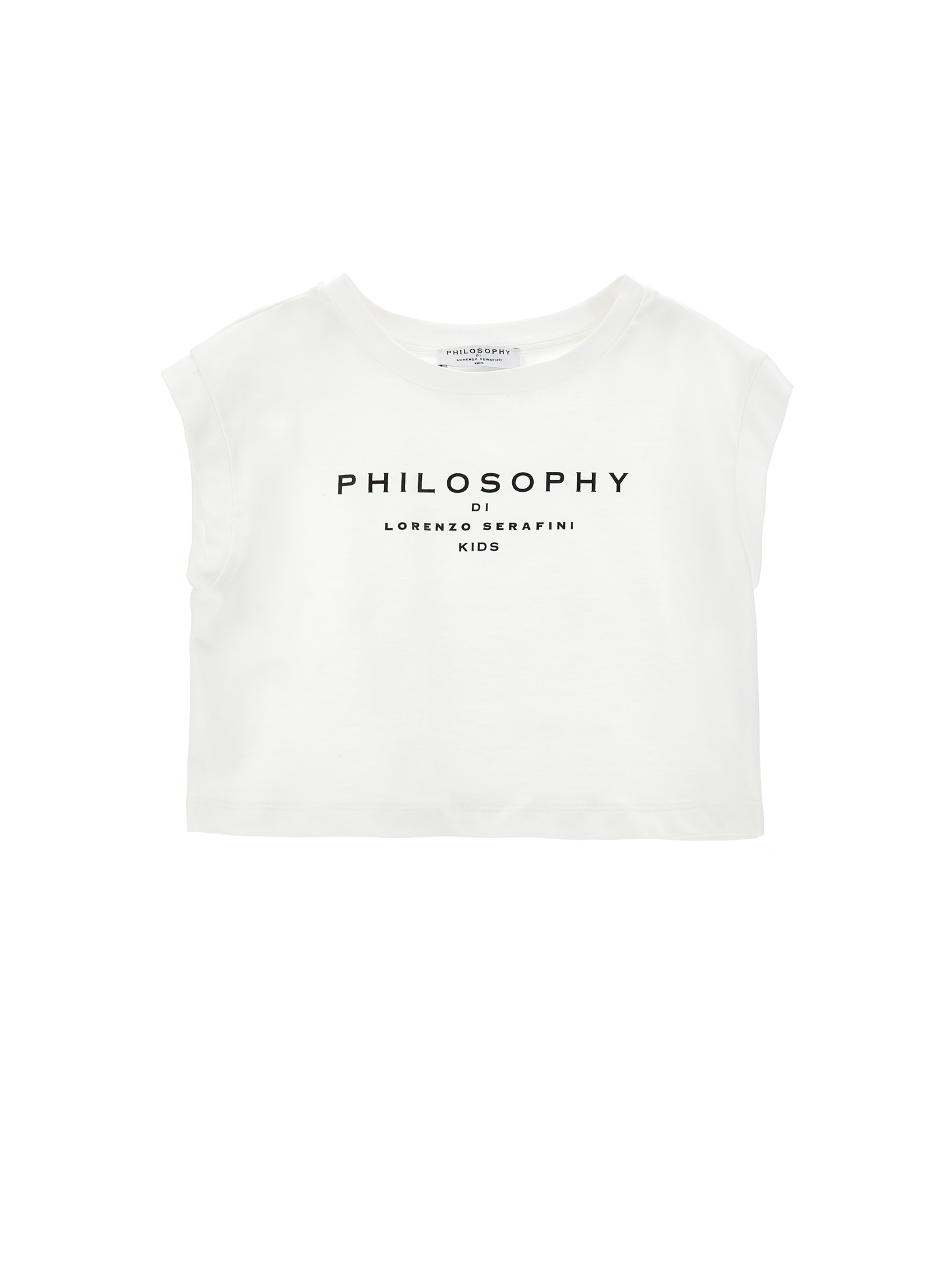 Philosophy Di Lorenzo Serafini T-shirt  Kids Color Yellow Cream In White