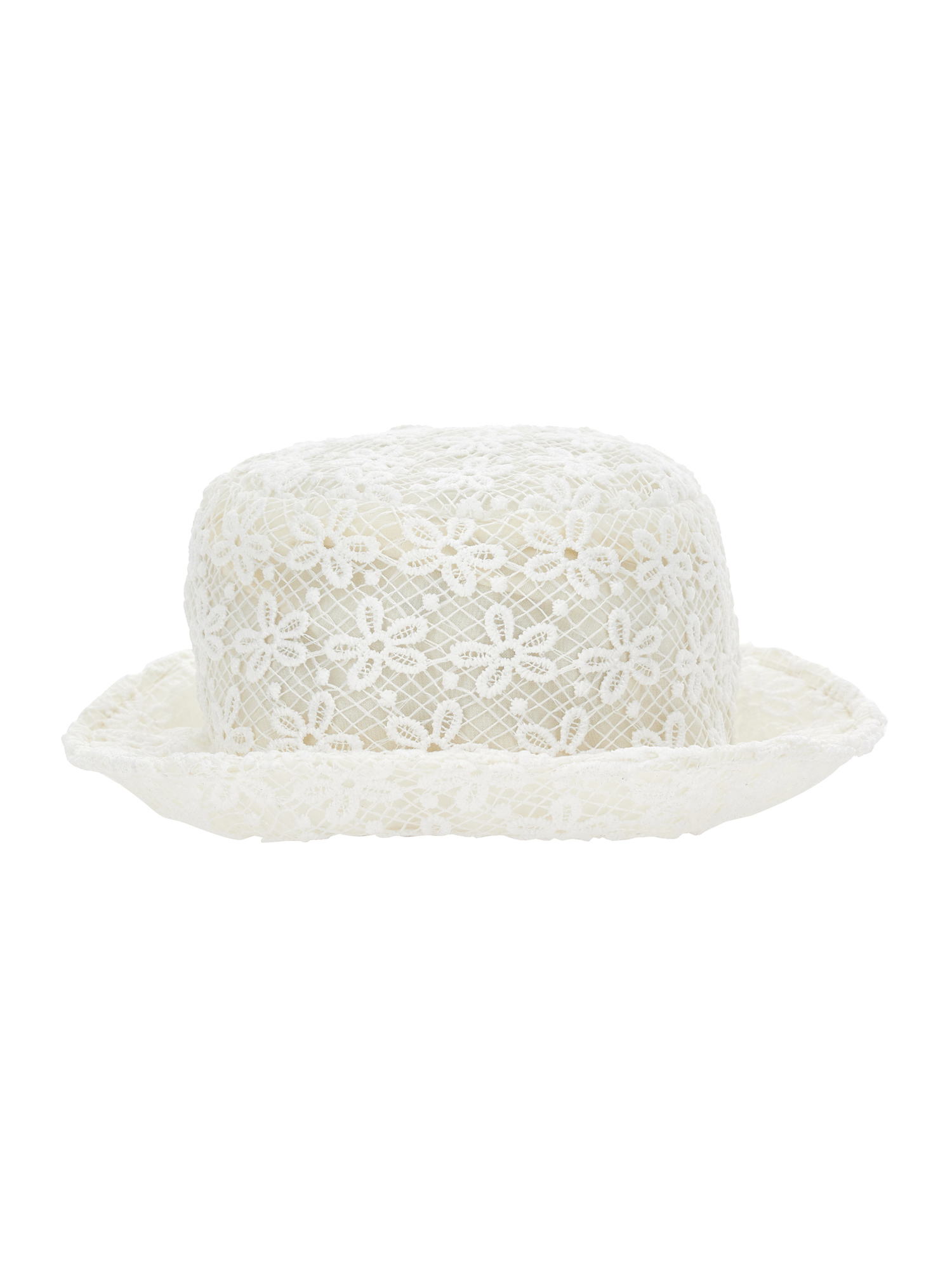 Monnalisa Cappellino pizzo macramé
