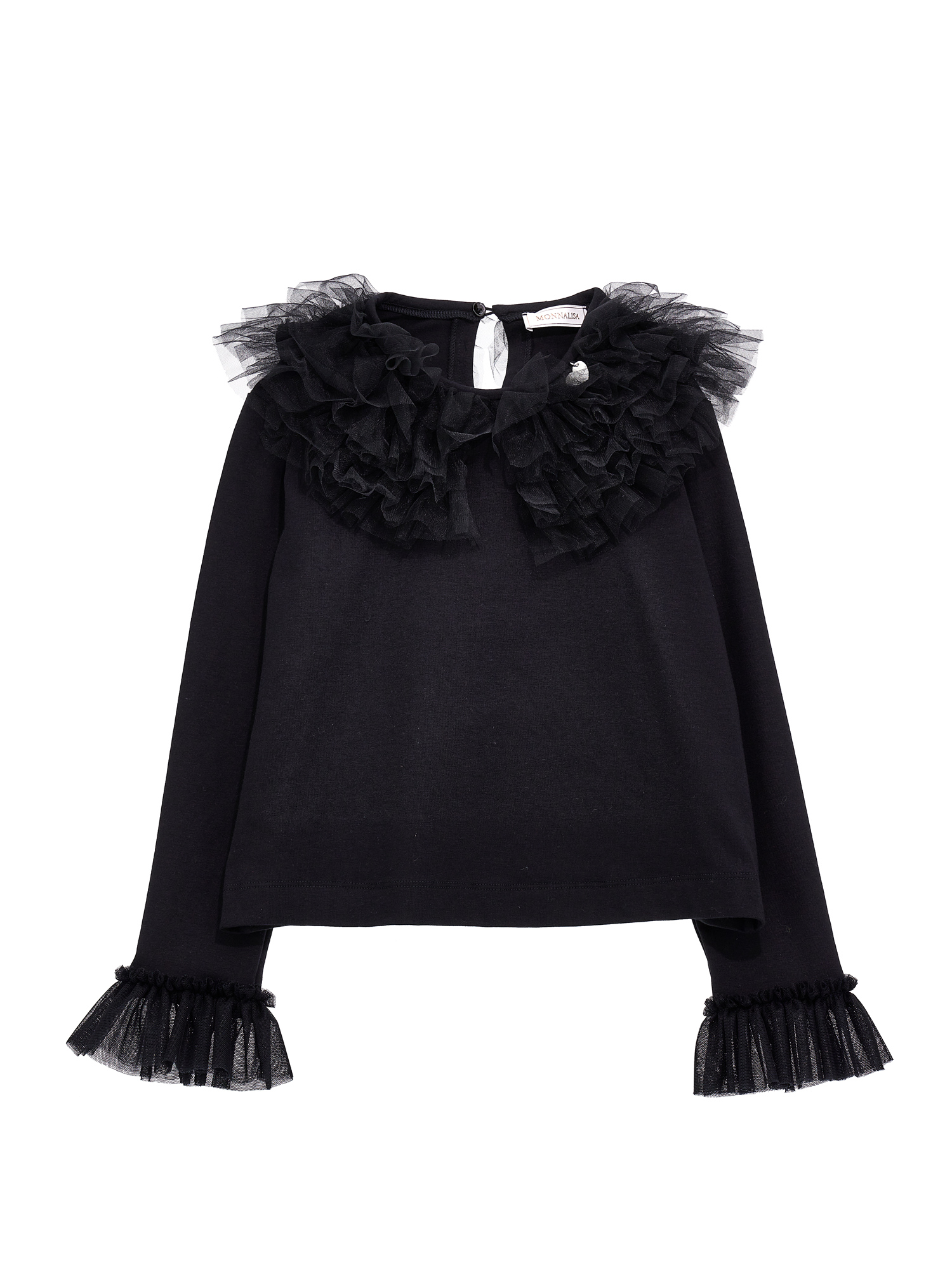 Monnalisa Blusa jersey con rouches