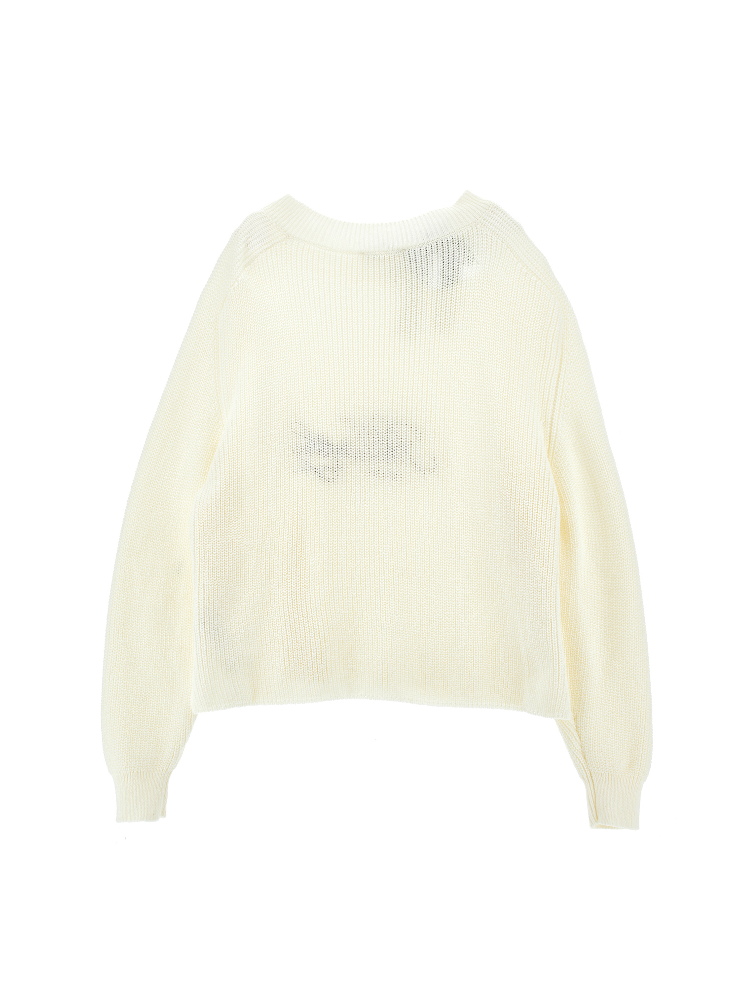 Philosophy Di Lorenzo Serafini Philosophy Kids White Knitted Sweater With Logo And Bow In Neutral