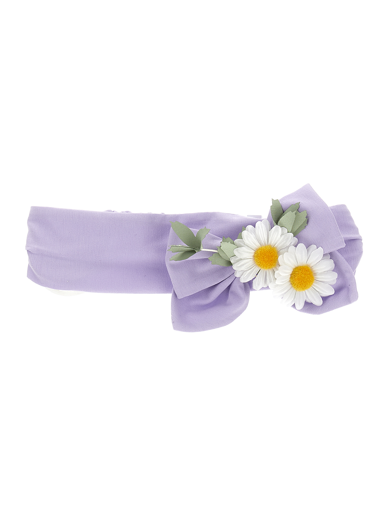 Monnalisa Kids'   Hairband With Maxi Flower In Wisteria