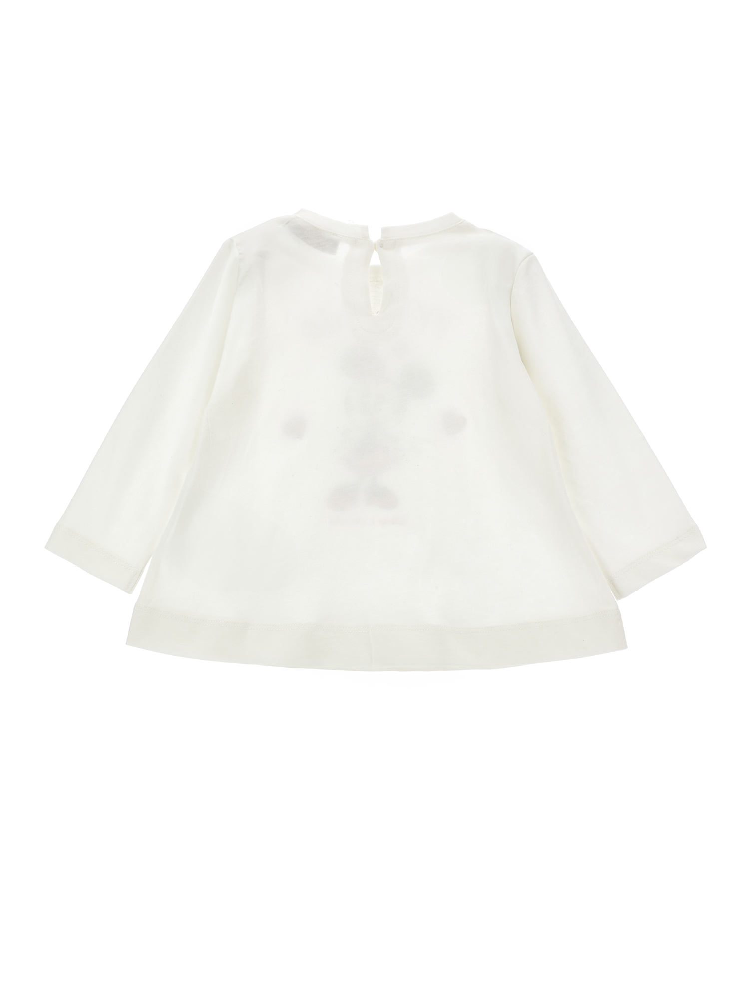 Monnalisa Minnie Hearts Sweater In White