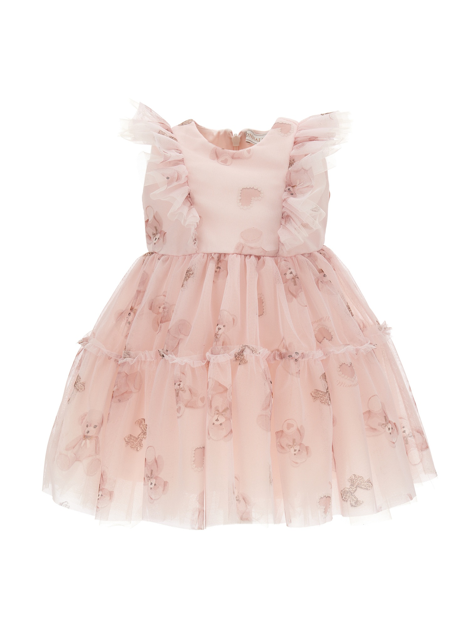 Monnalisa Abito tulle stampa orsetti