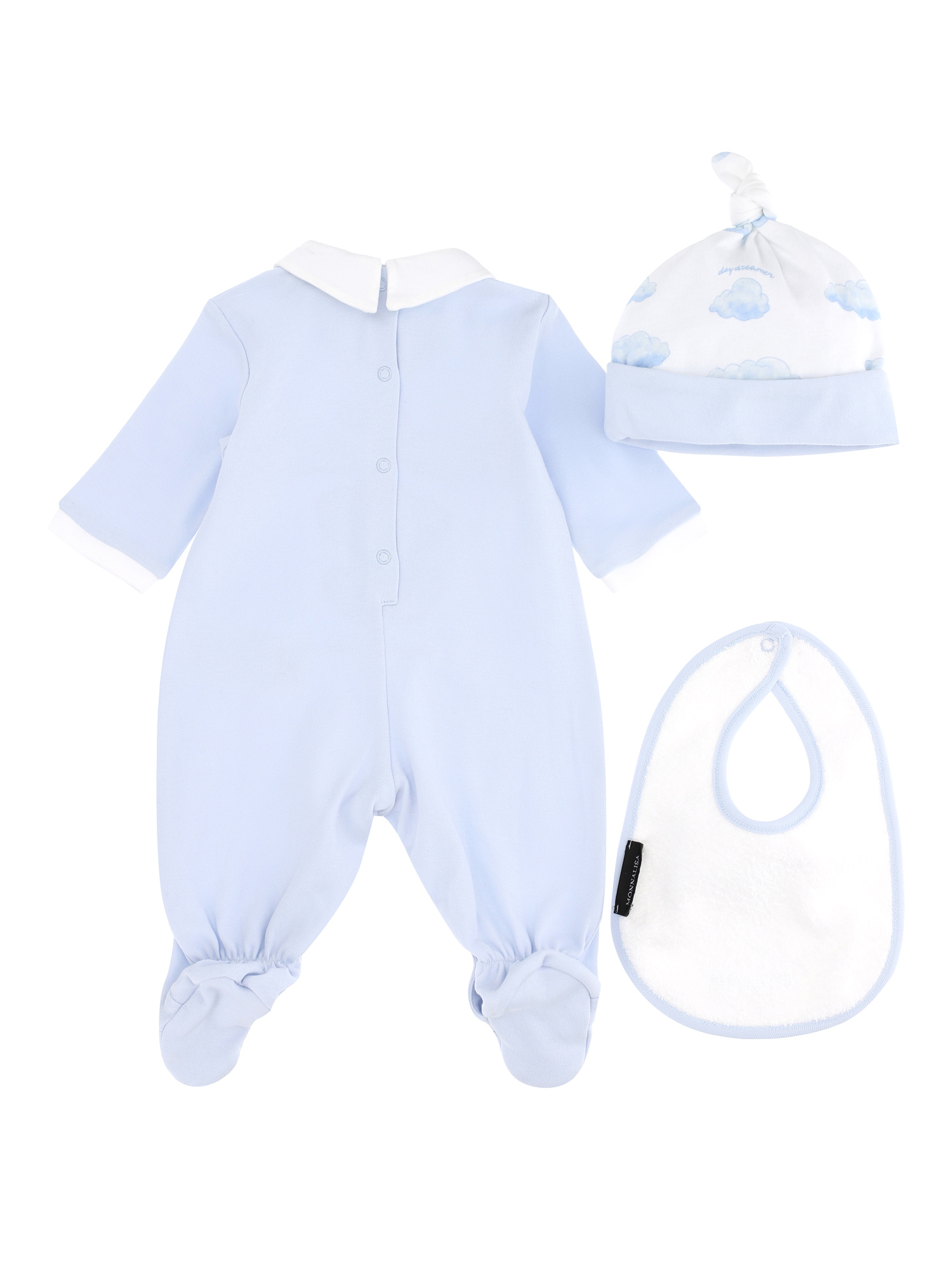 Monnalisa Clothing Outfit Sets Sets Newborn set with body bib and pillow 