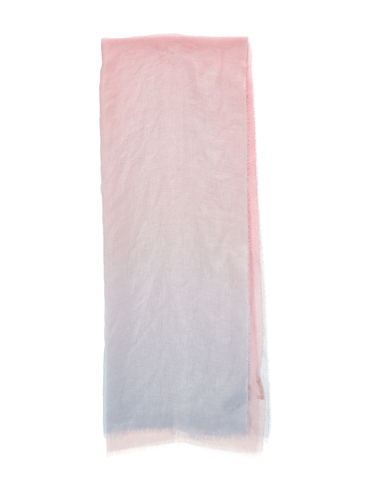 Shop Monnalisa Lurex Fabric Pashmina In Pink  + Light Blue