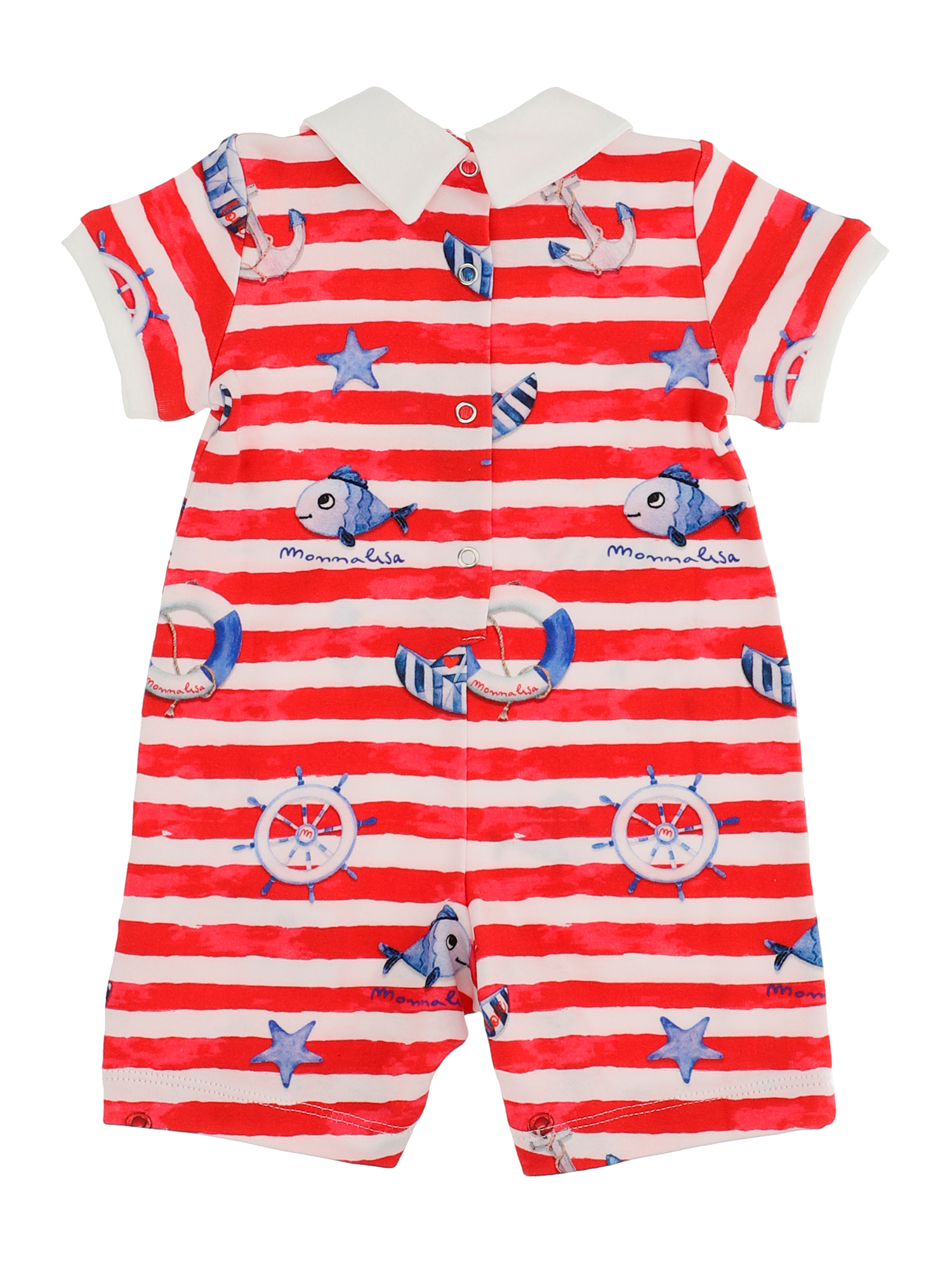 Monnalisa Bambino Abbigliamento Intimo Pagliaccetti Pagliaccetto neonato righe 
