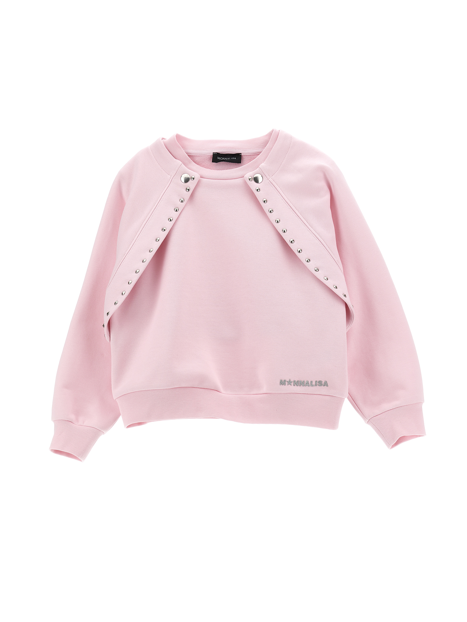 Monnalisa Sweatshirt With Shrug In Rosa Fairy Tale