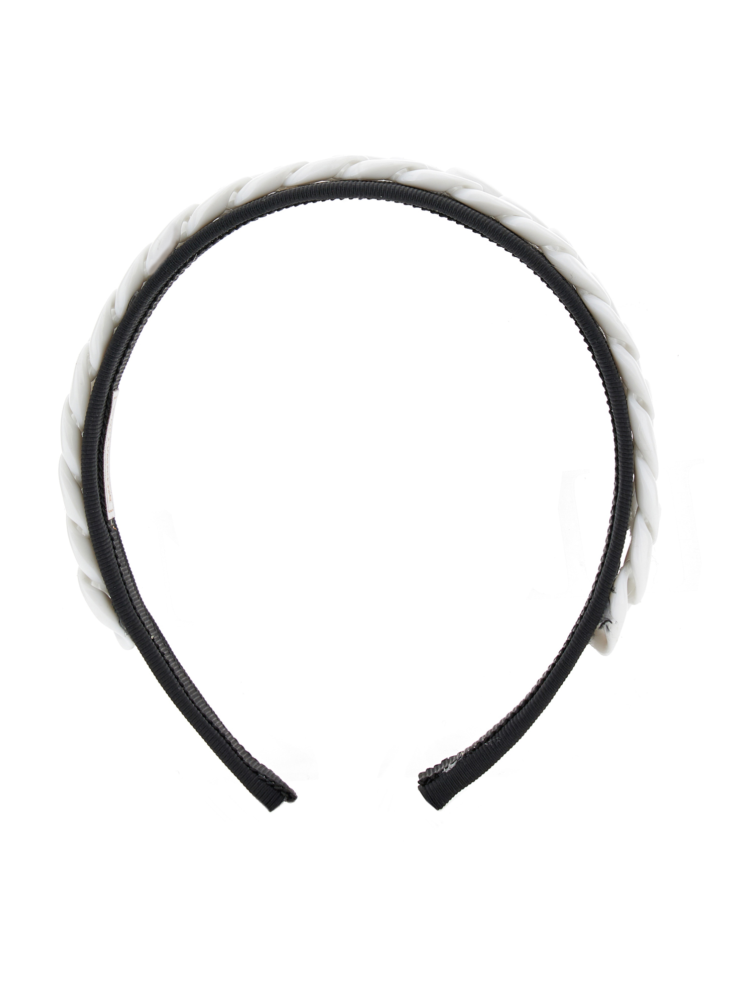 Monnalisa Kids'   Candy Hair Band In Black + White