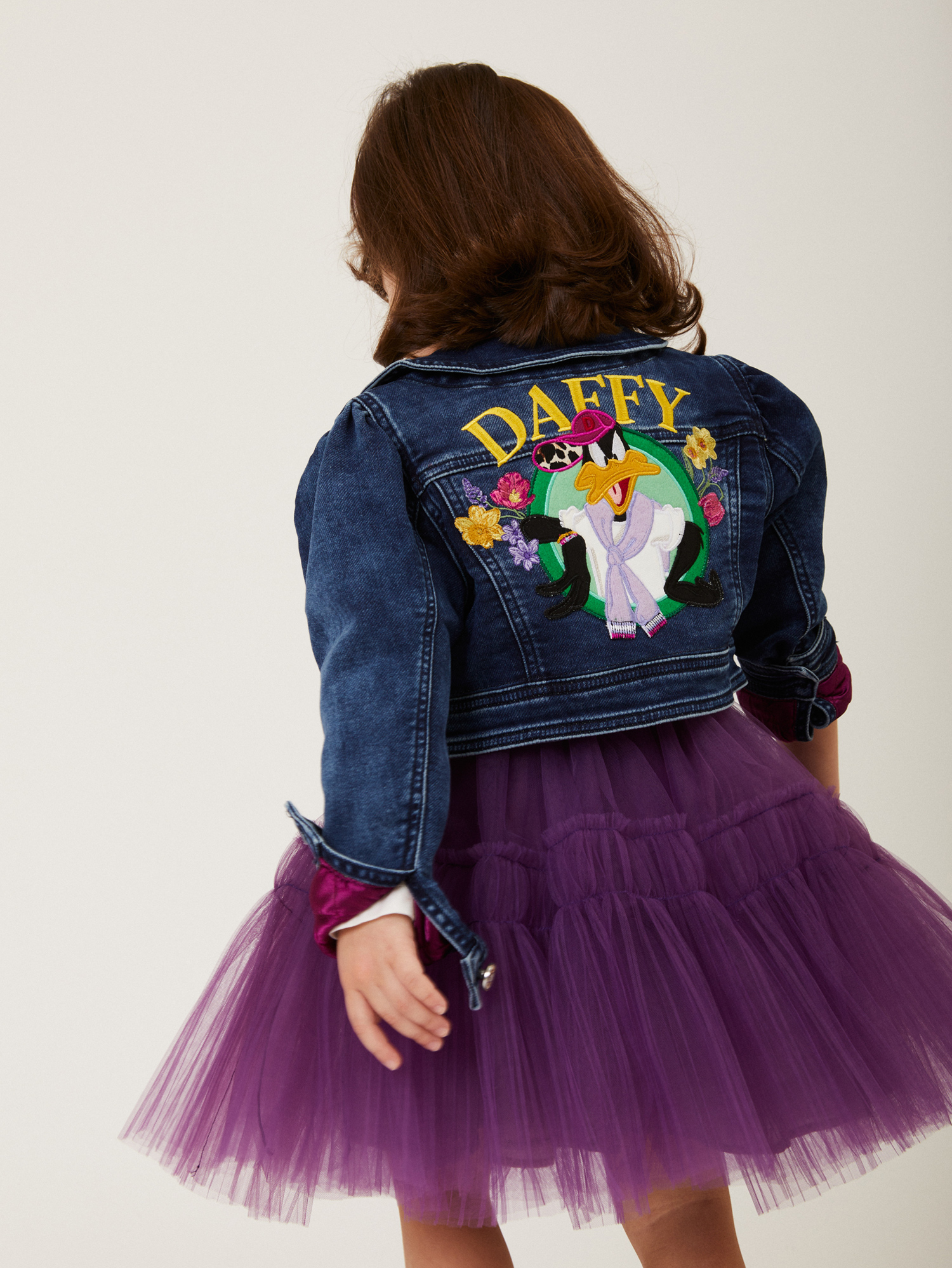 Monnalisa donald shop duck denim jacket