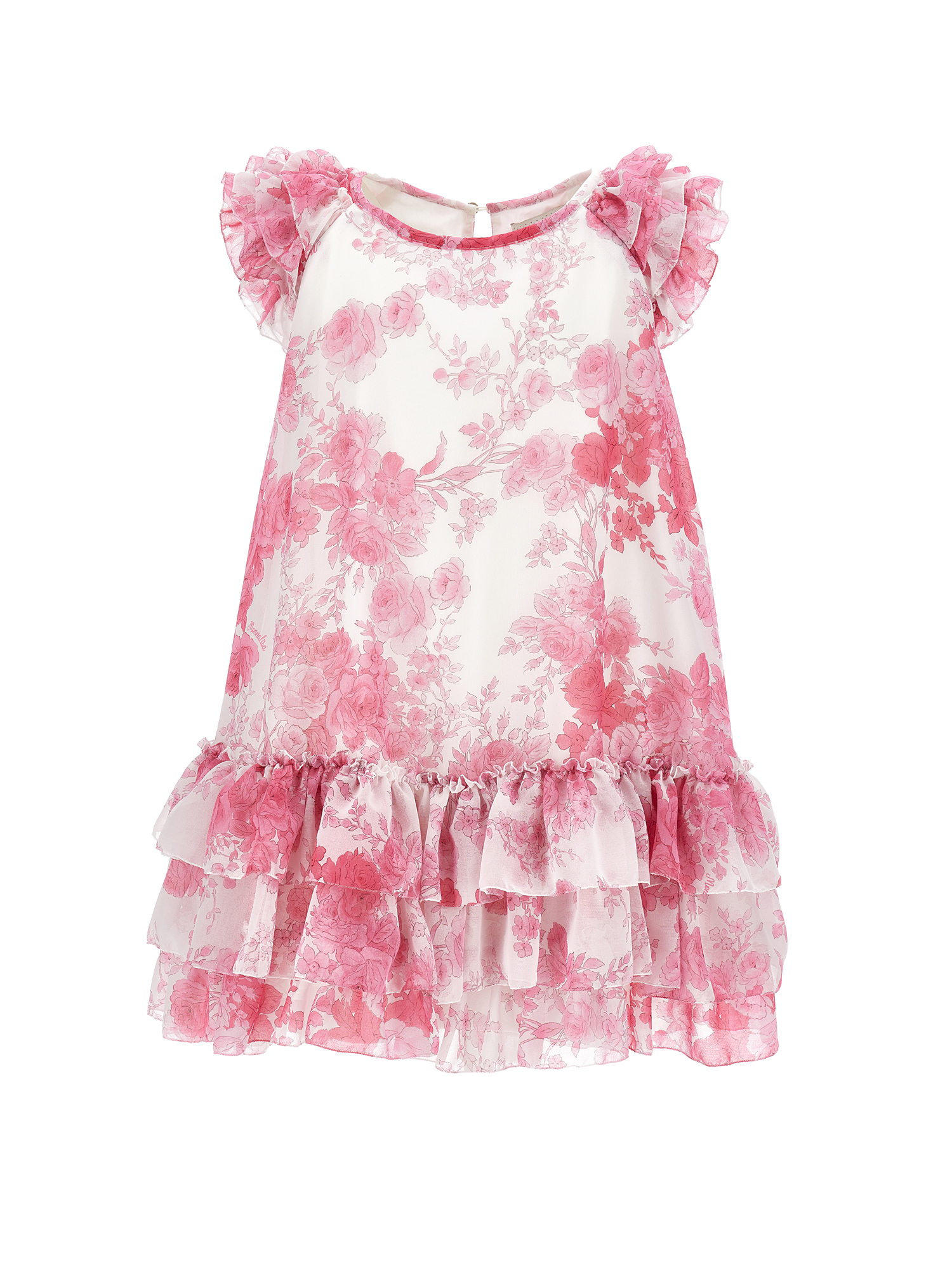 Monnalisa ruffle trim jacket - PINK