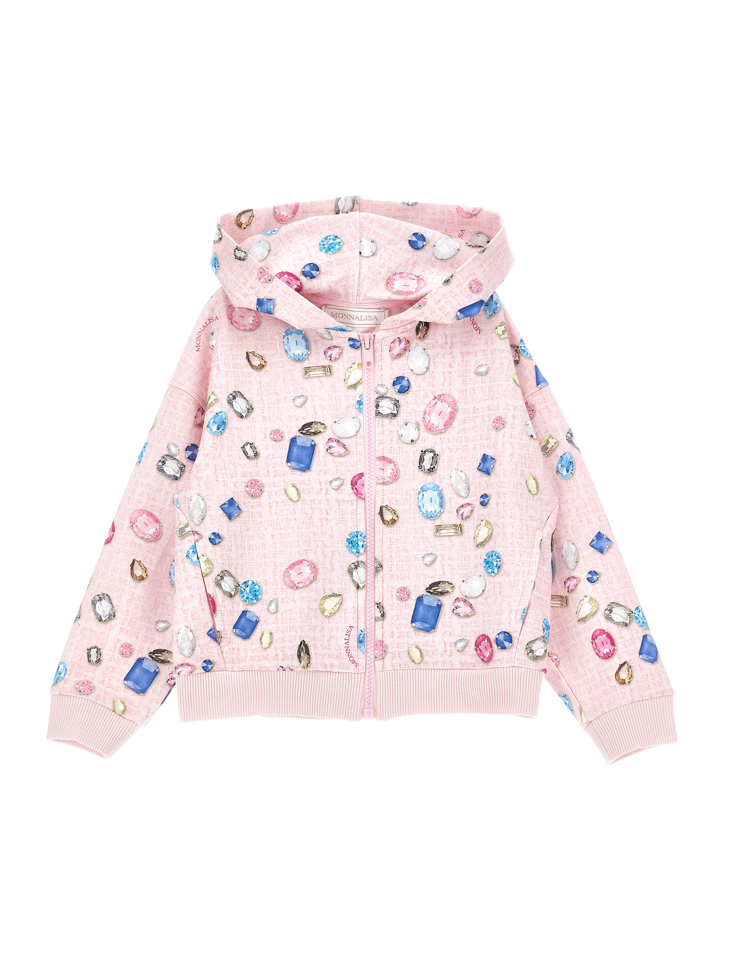 Monnalisa Gems Hoodie Zip