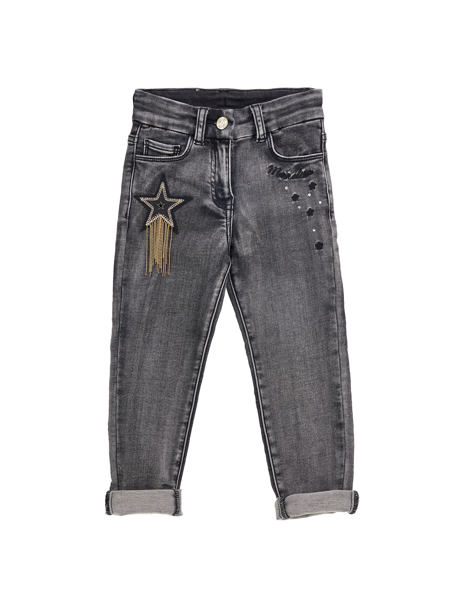 Monnalisa Jeans denim con taschino