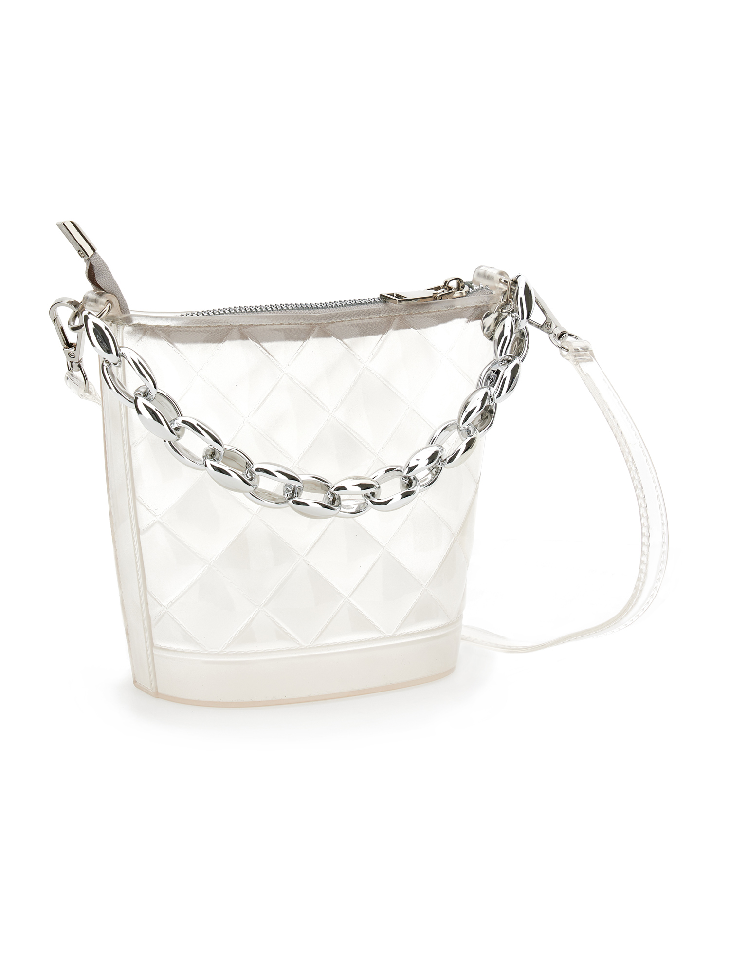 Monnalisa Pvc Bucket Bag In White