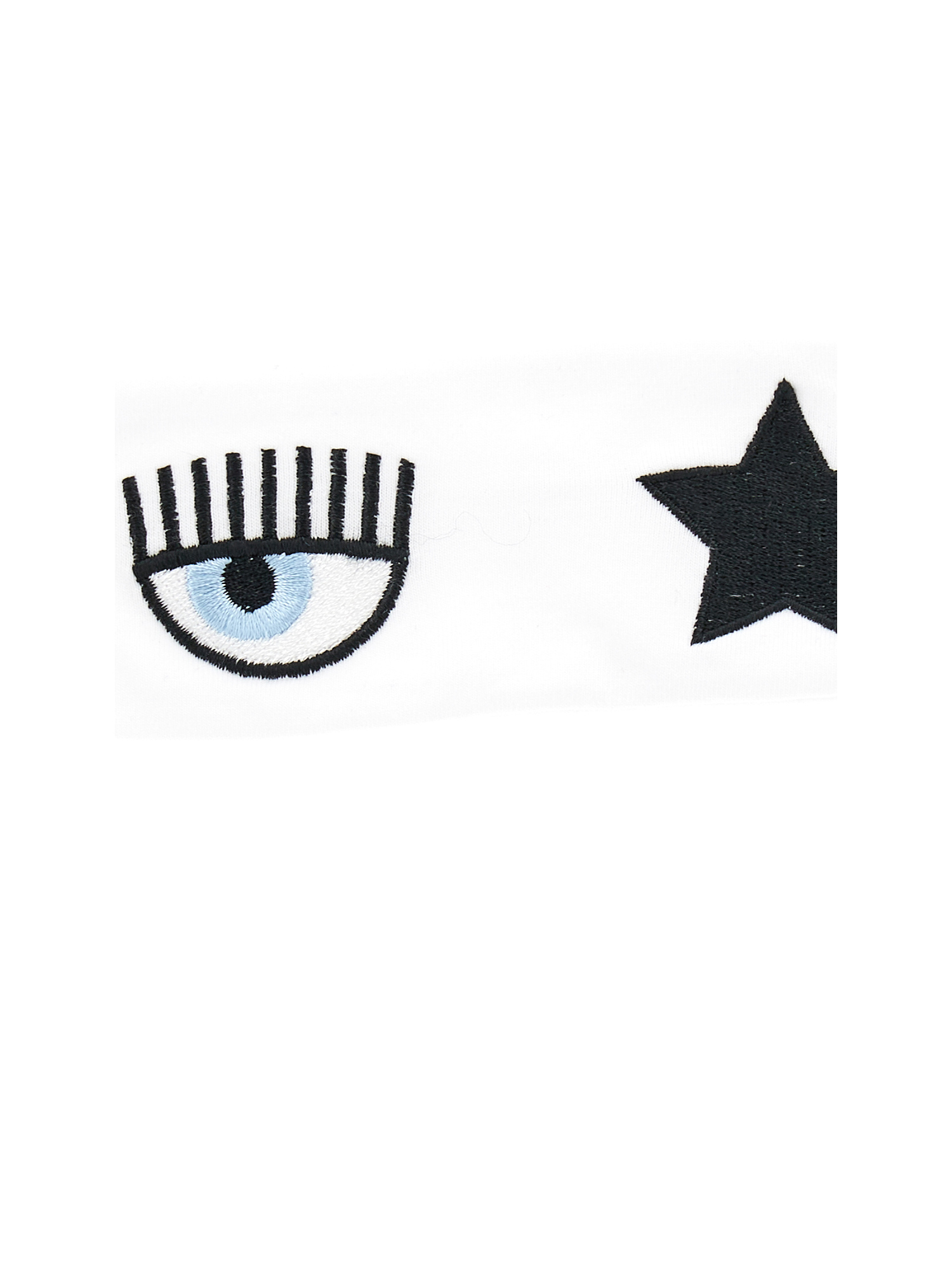 Shop Chiara Ferragni Eyestar Headband In White
