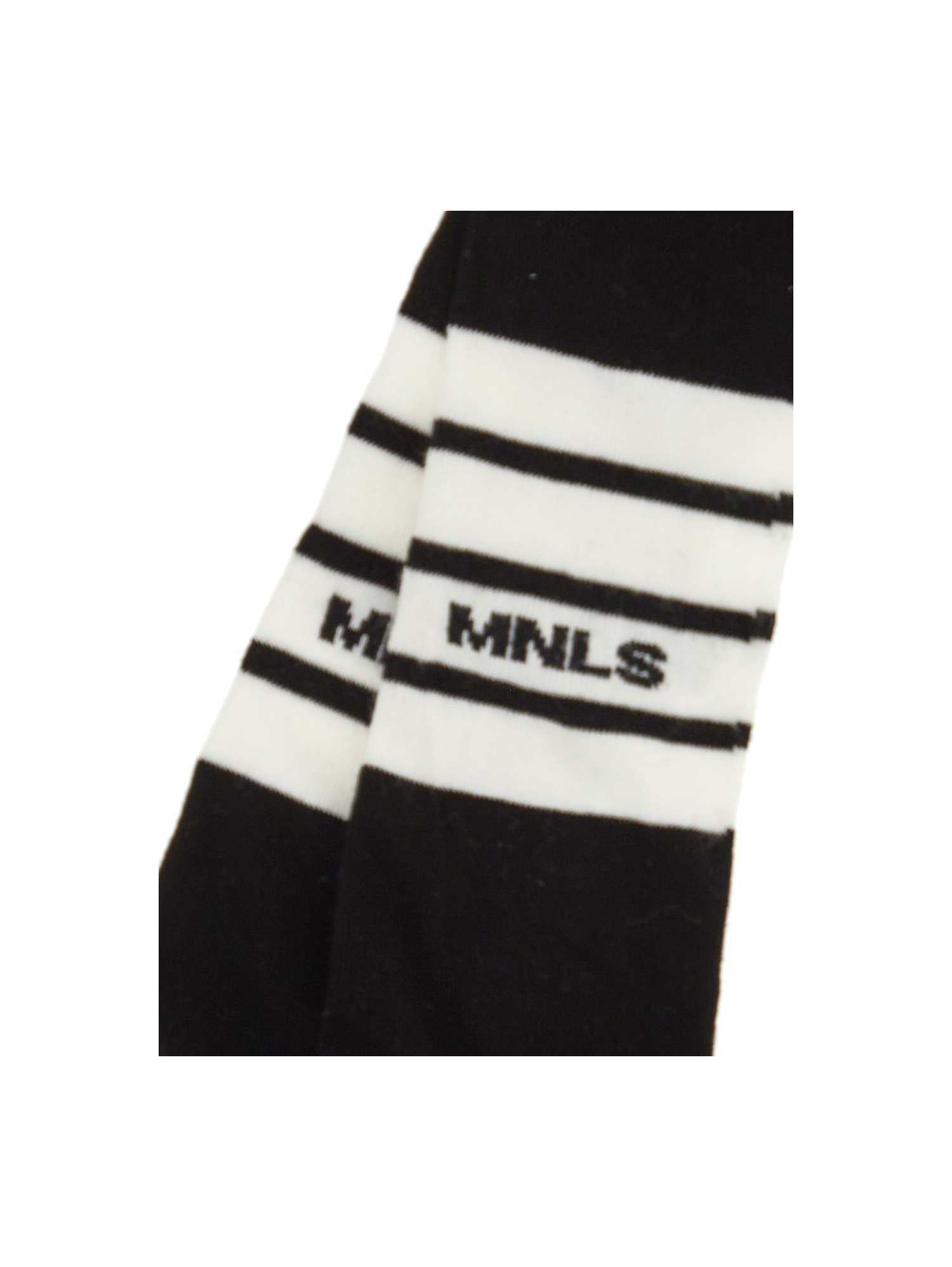Shop Monnalisa Warm Cotton Tights With Logo In Black