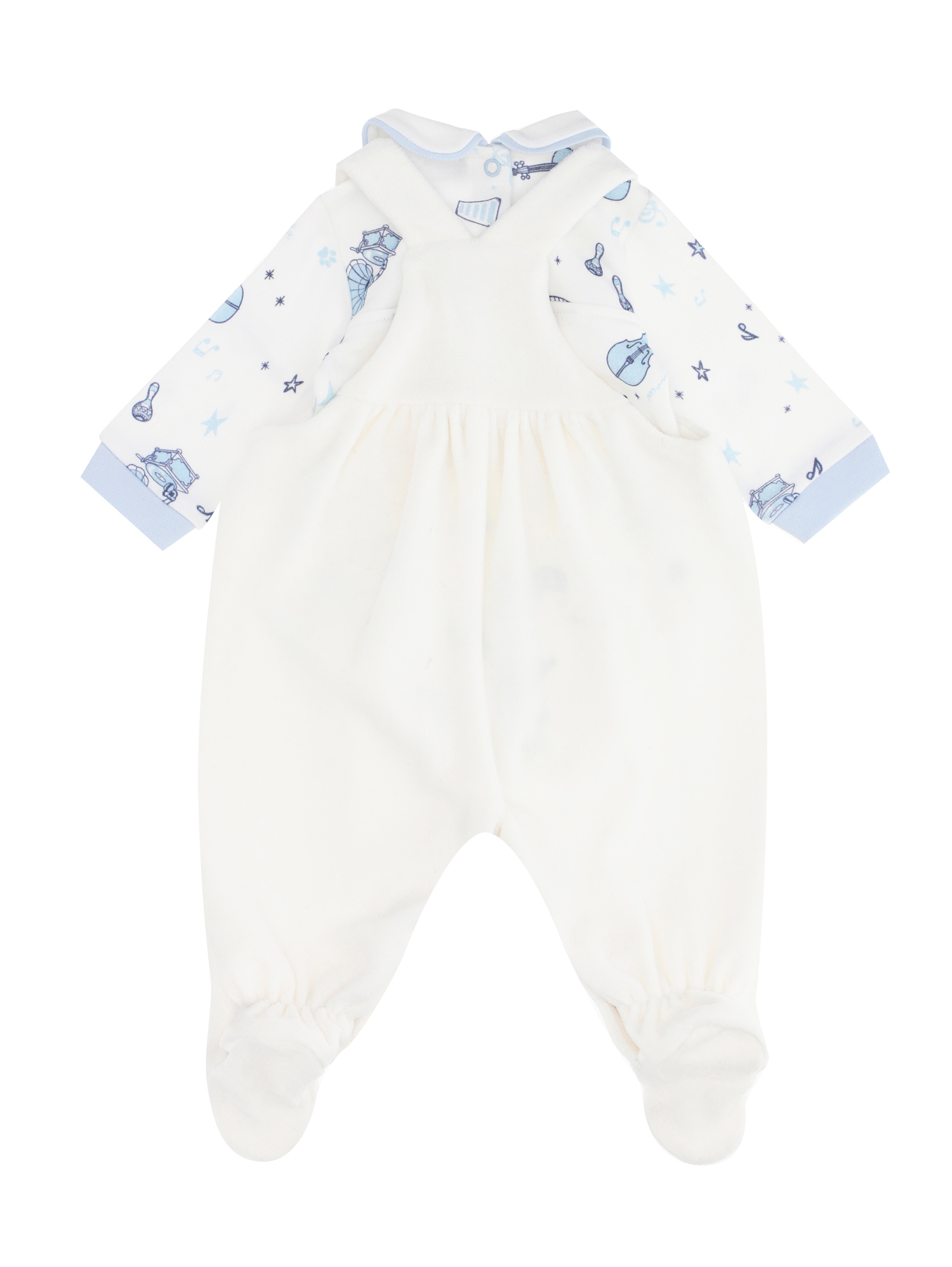 Monnalisa Twopiece Baby Girl Set In Cream ModeSens
