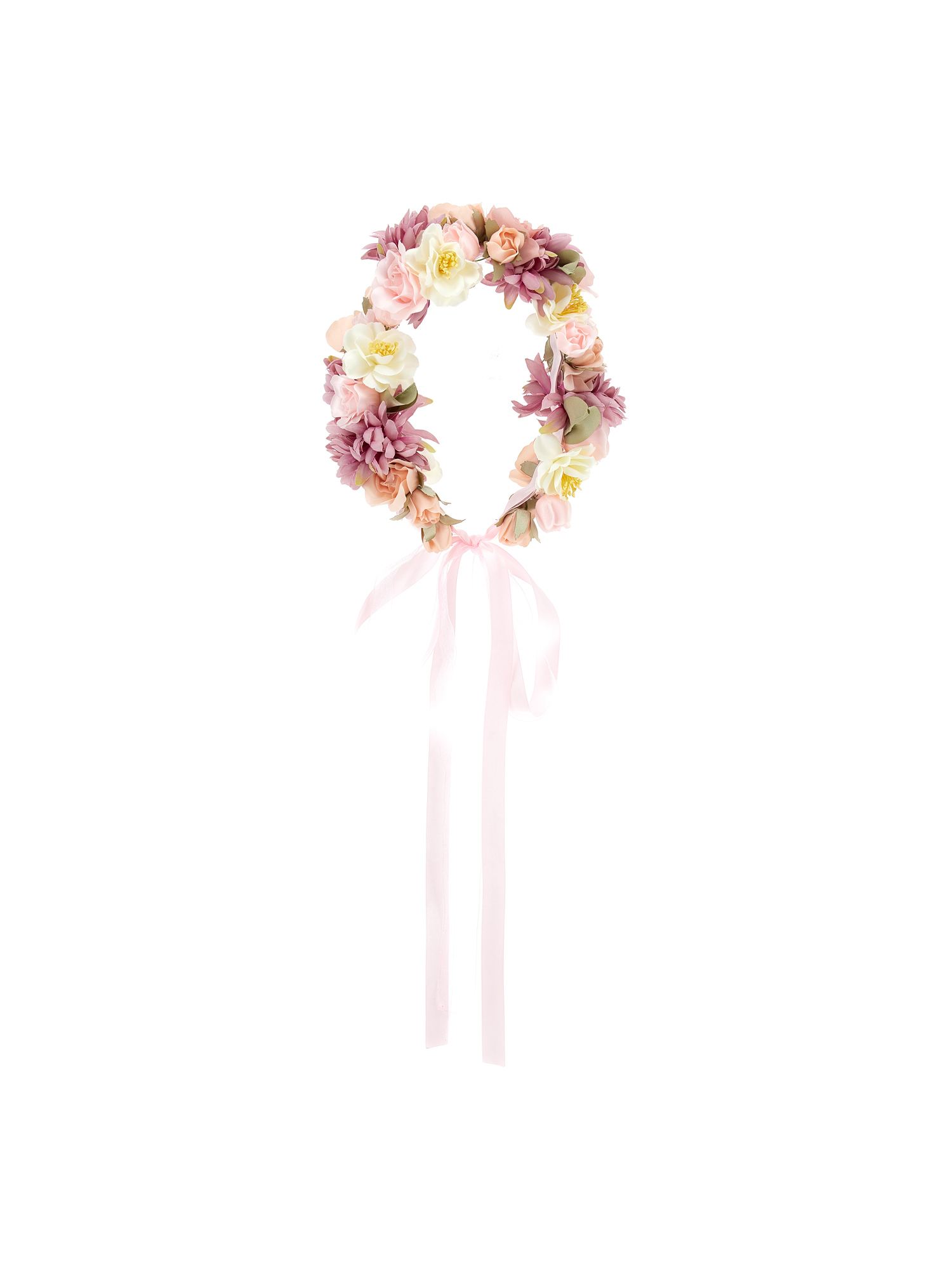 Monnalisa Adele Crown With Ribbons In 0092