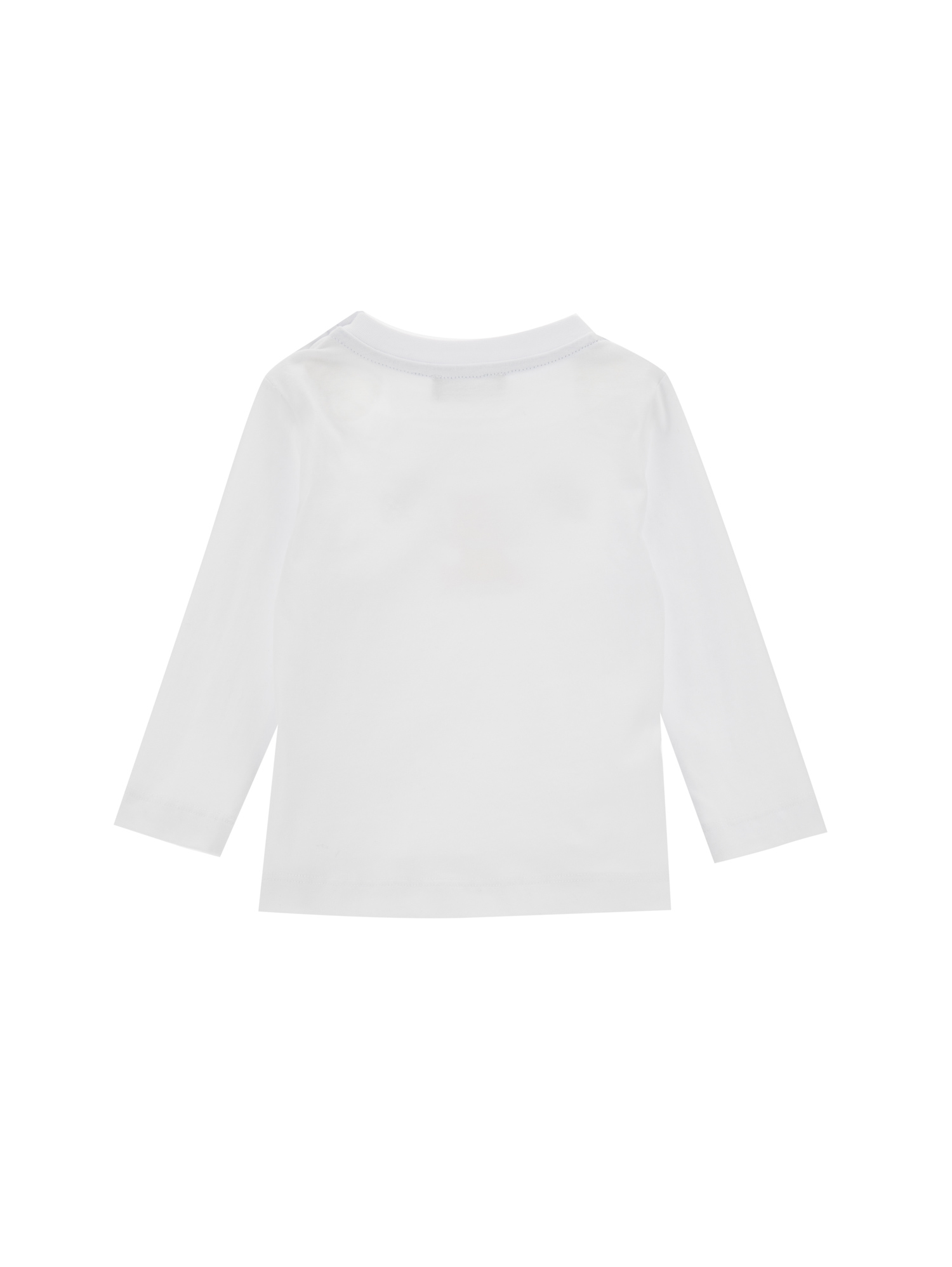 Monnalisa Print Jersey T-shirt In Cream