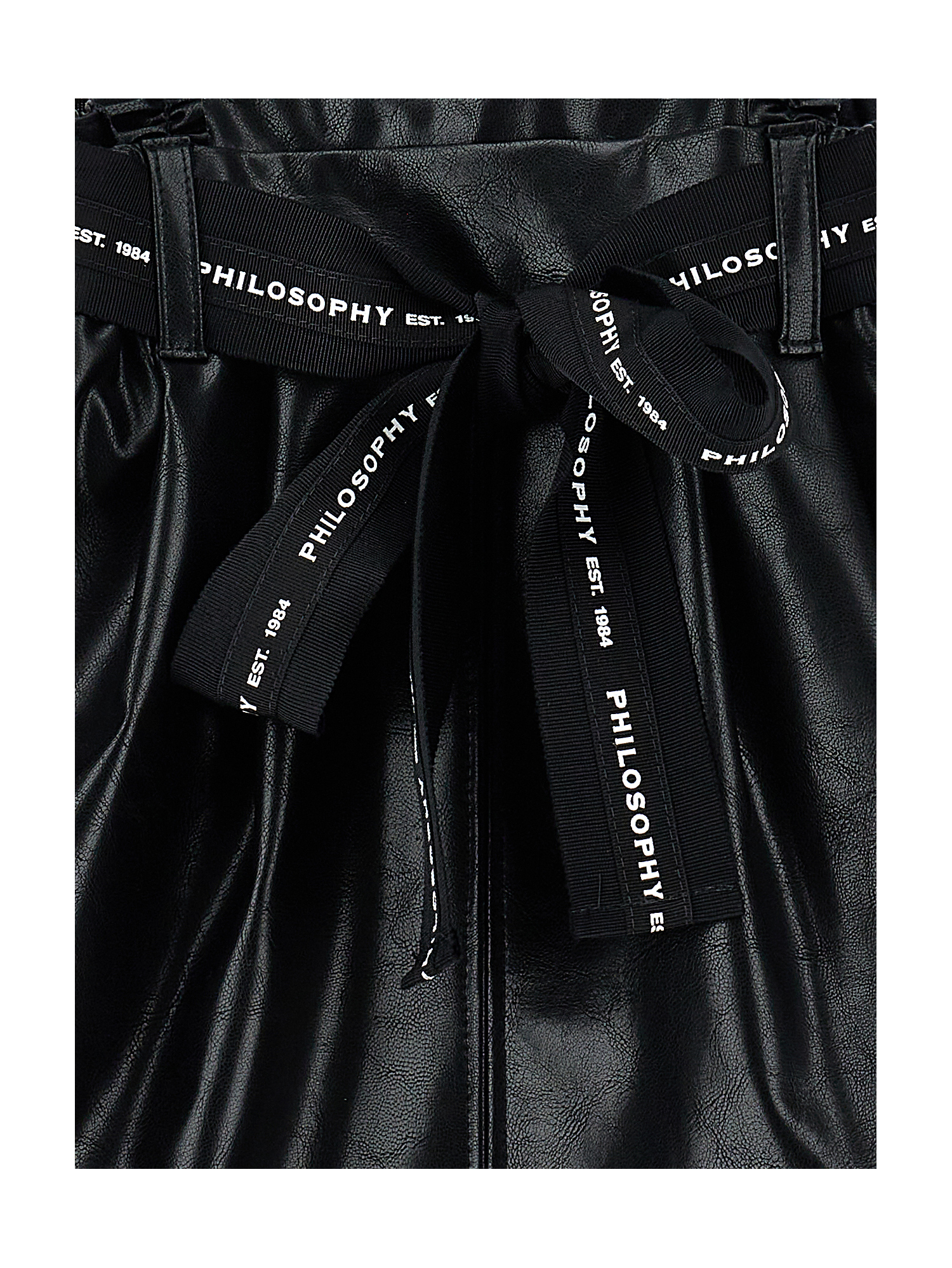 Philosophy Di Lorenzo Serafini Philosophy Kids Dungaree Skirt With Ruffles In Black