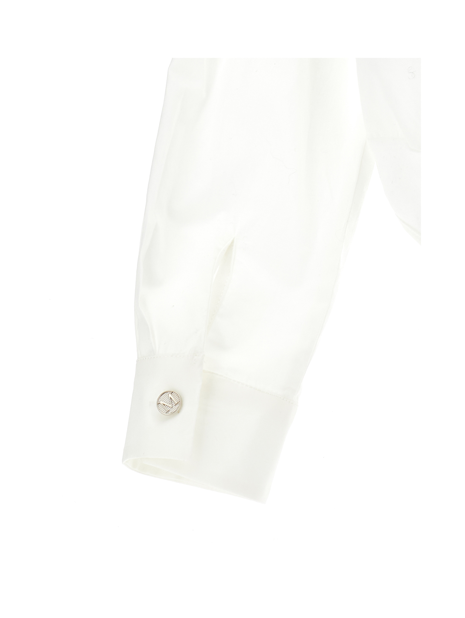 Monnalisa Body Shirt With Tie In White