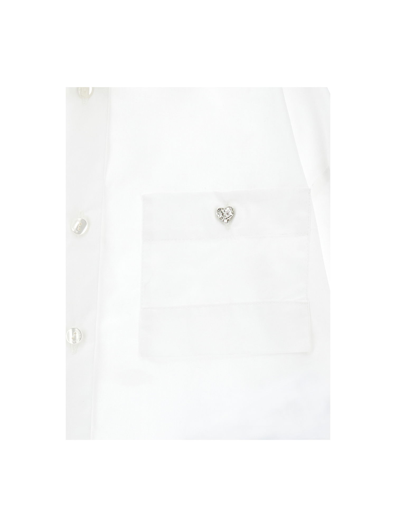 Monnalisa Monogram Shirt In White