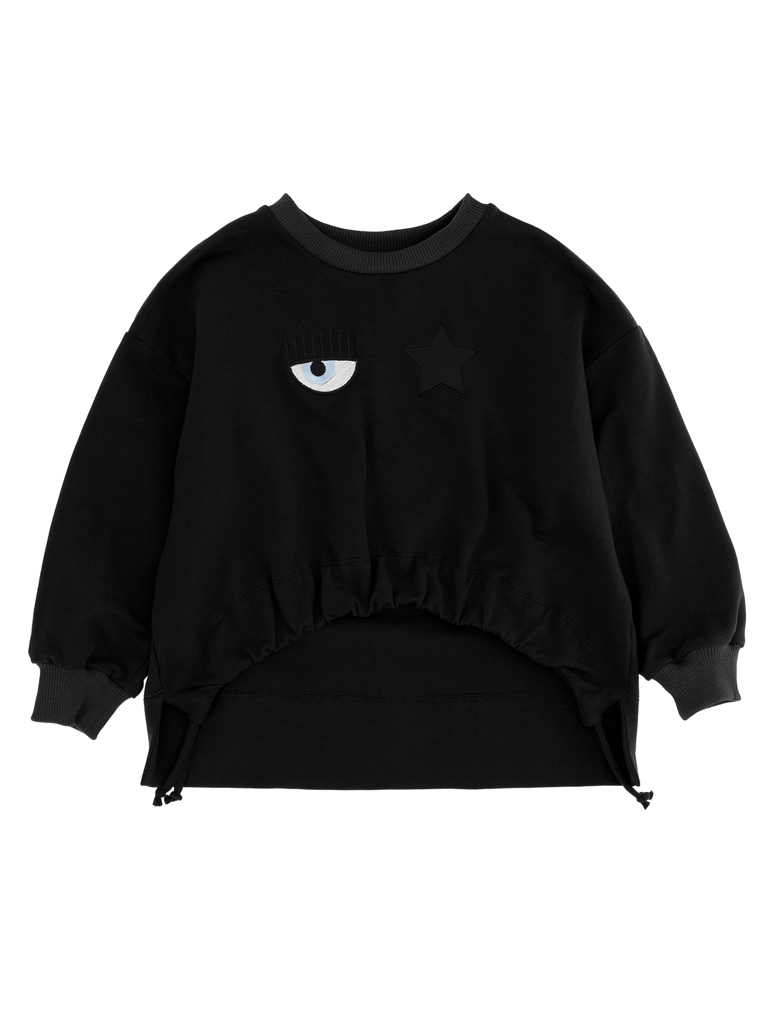 Chiara Ferragni Eyestar Sweatshirt In Black