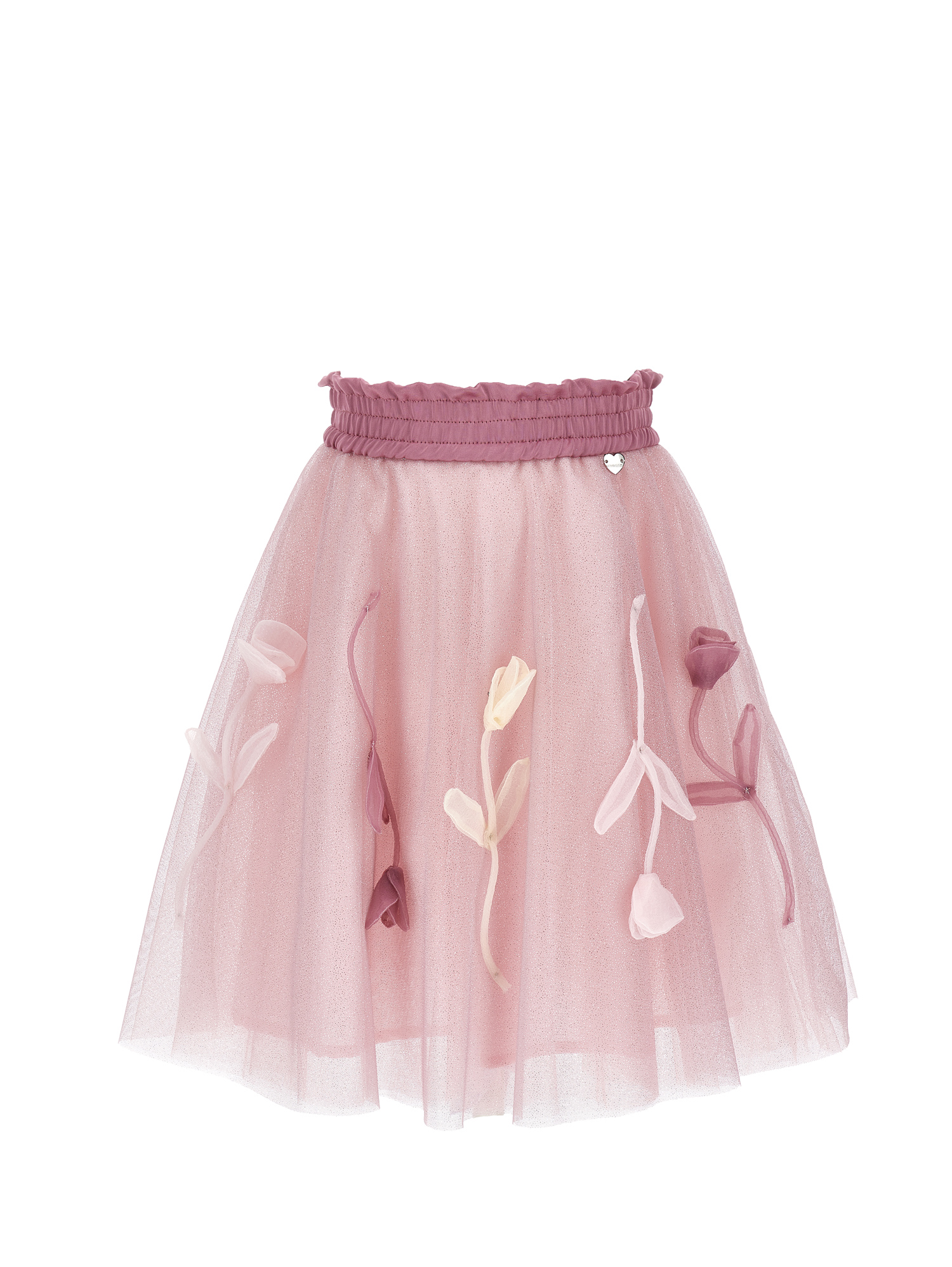 Monnalisa Gonna tulle glitter con fiocchi