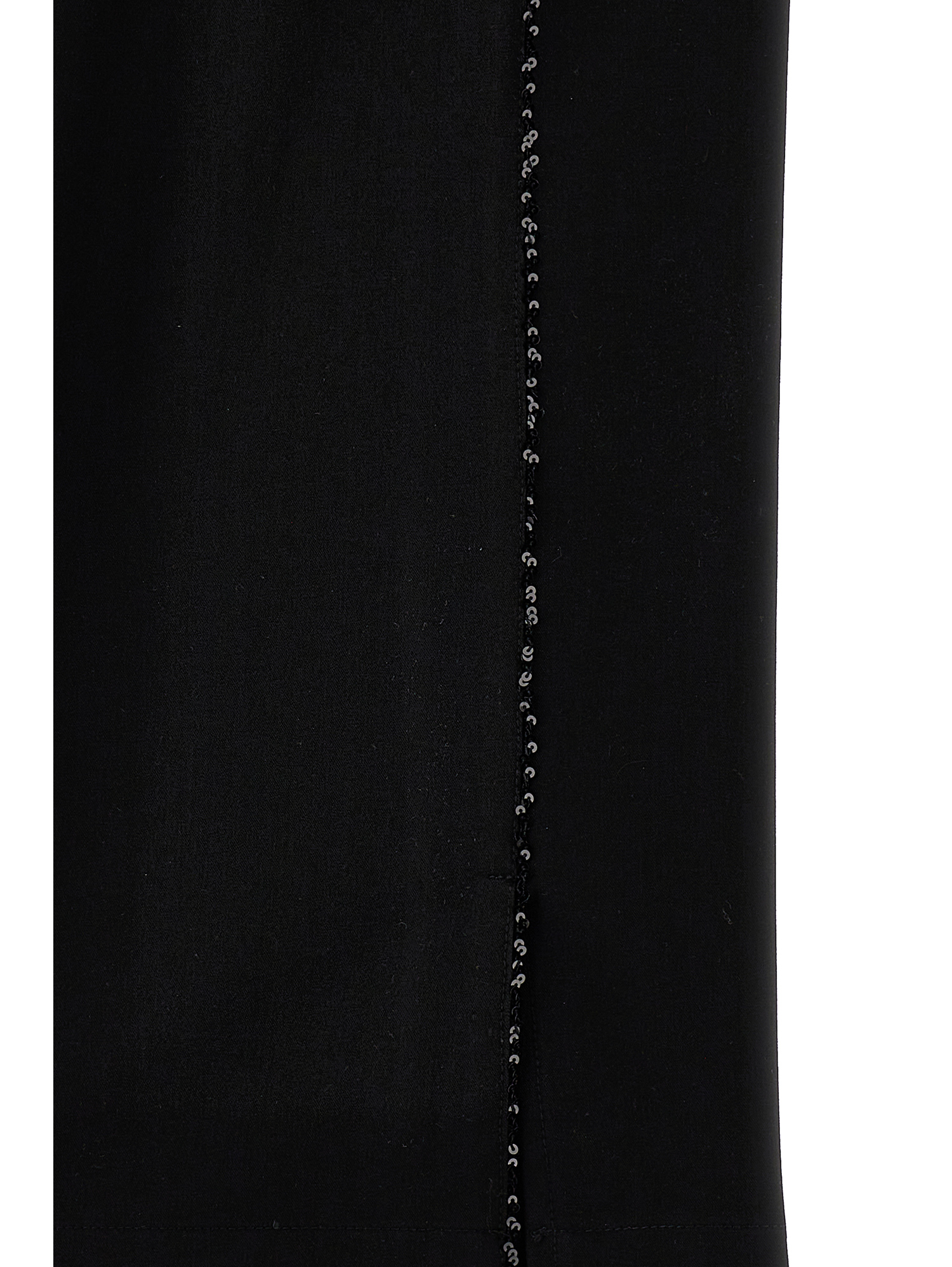 Monnalisa Sequined Pants In Black