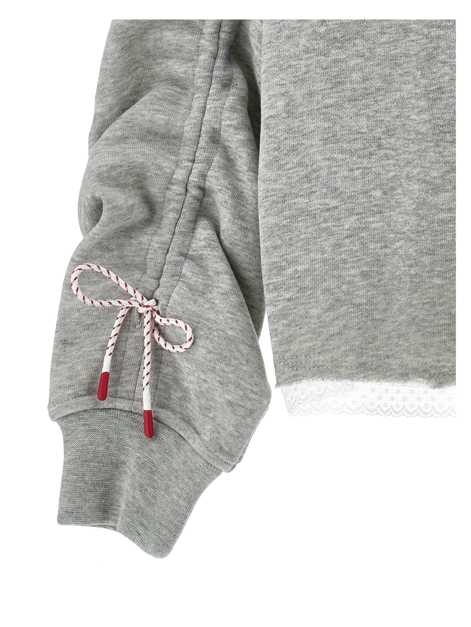 Philosophy Di Lorenzo Serafini Philosophy Kids Drawstring Sweatshirt With Logo In Gray