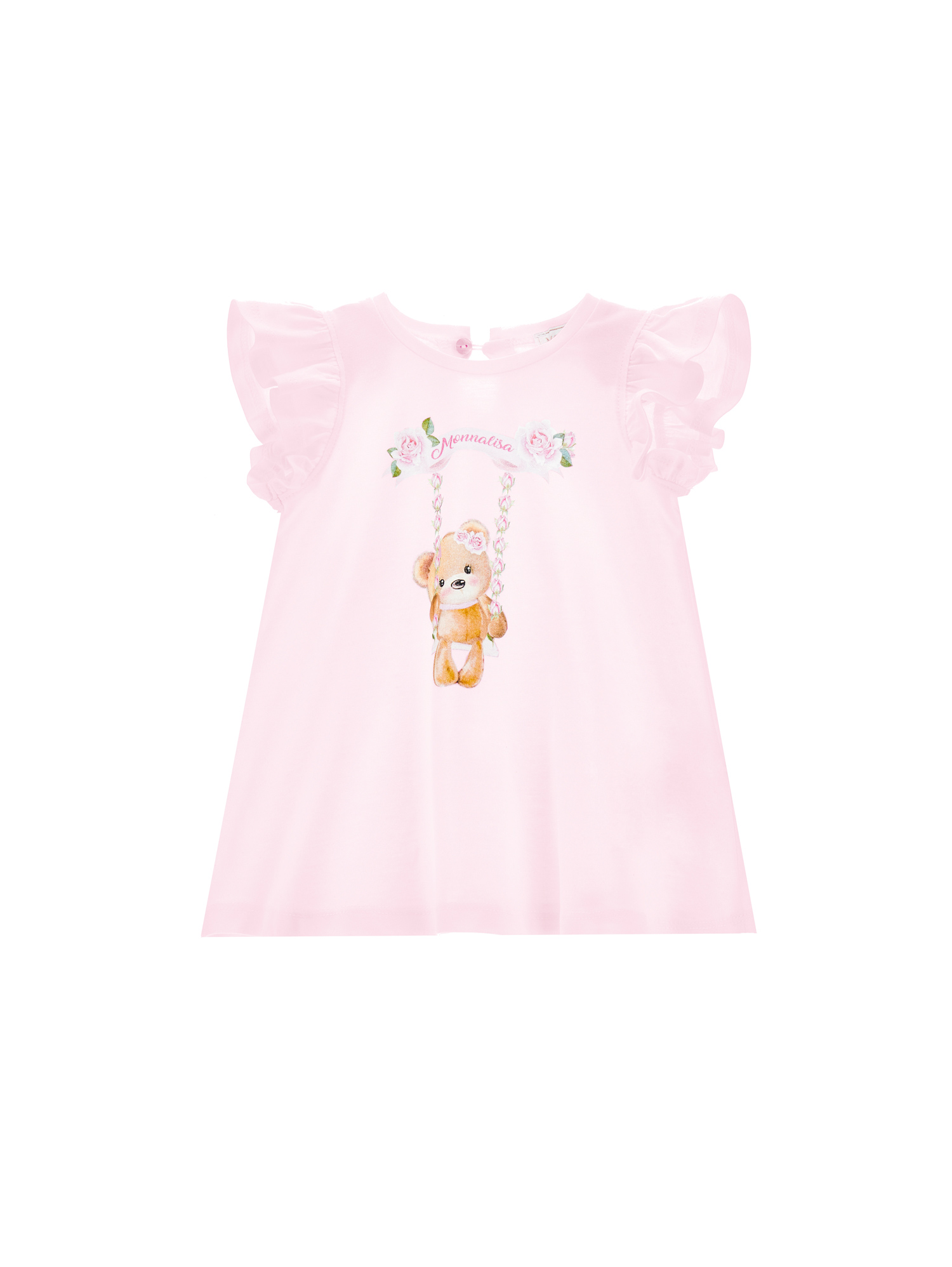 Monnalisa Maxi t-shirt maniche ad aletta