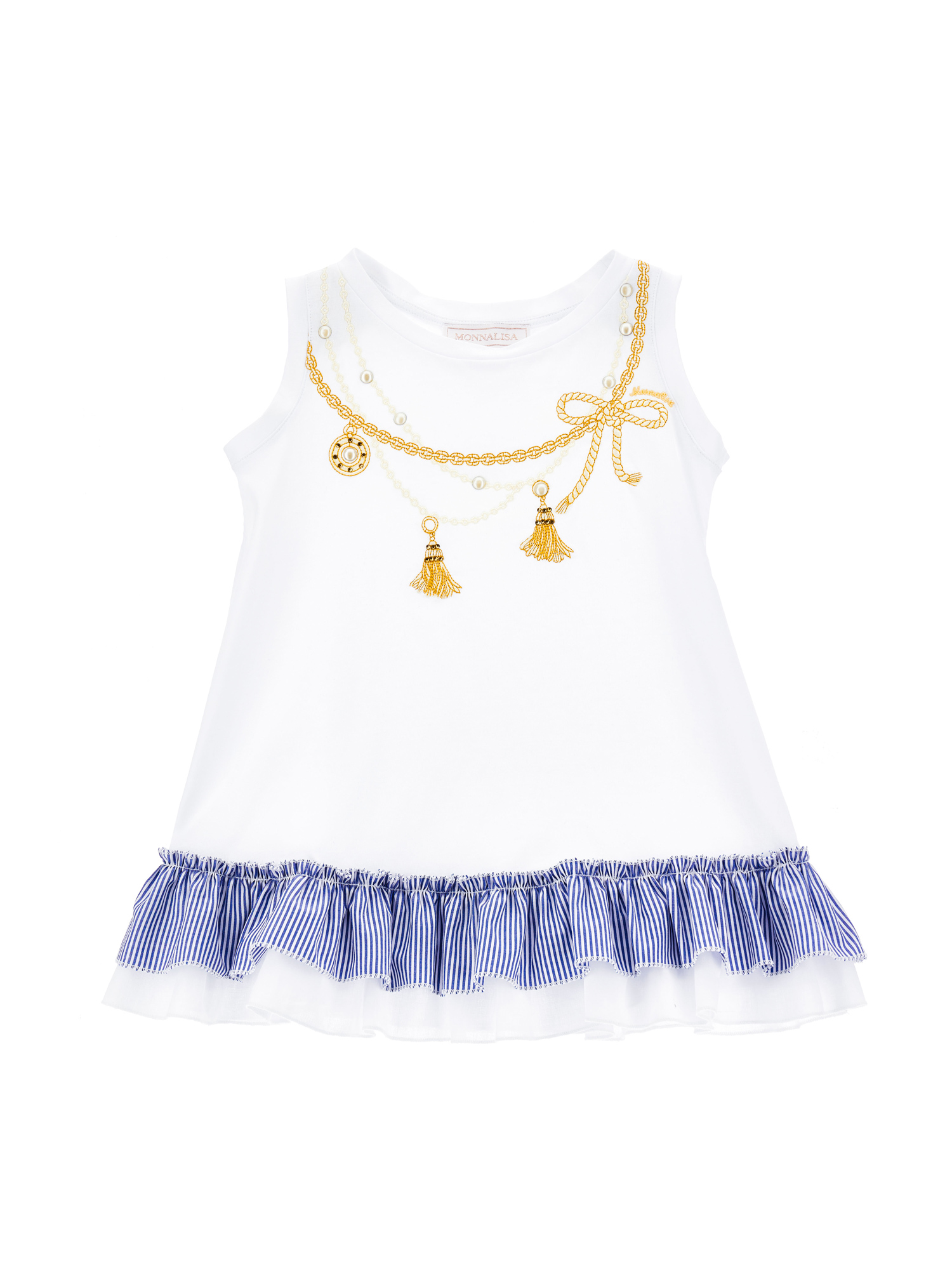 Monnalisa Maxi canotta con galette