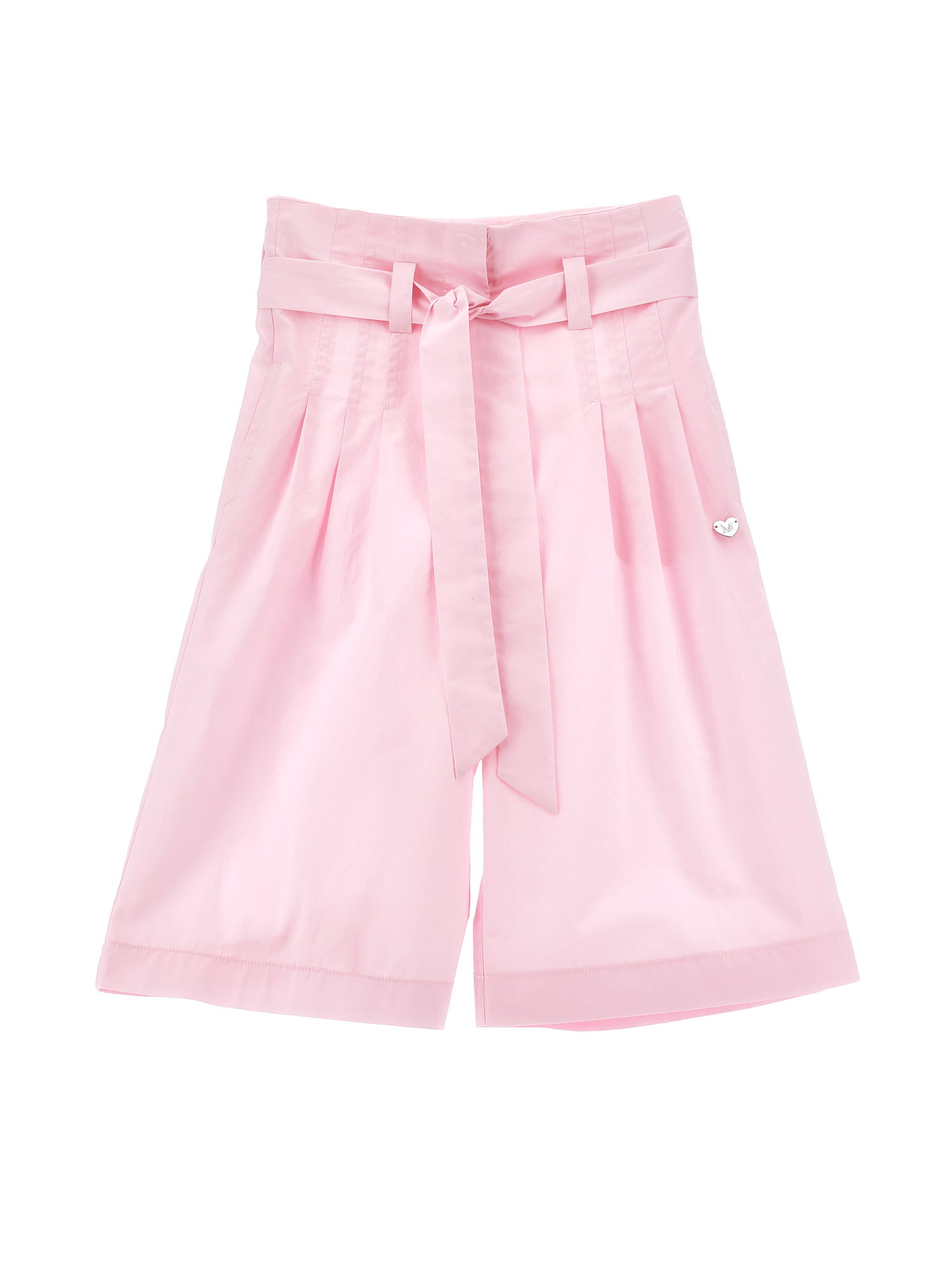 Monnalisa Kids' Kurze Hose Aus Popeline In Pink