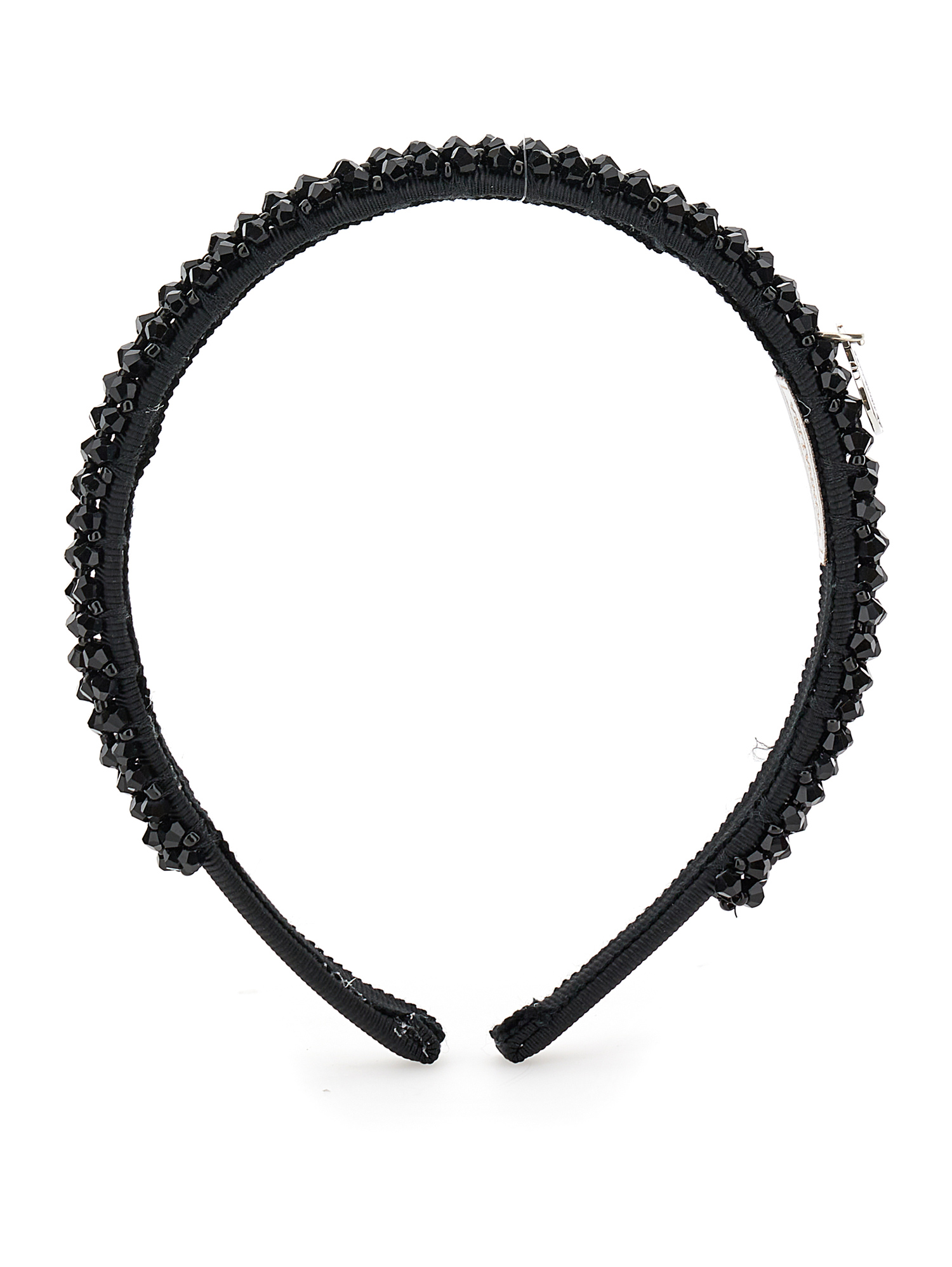 Monnalisa Kids'   Hairband With Beads In Black