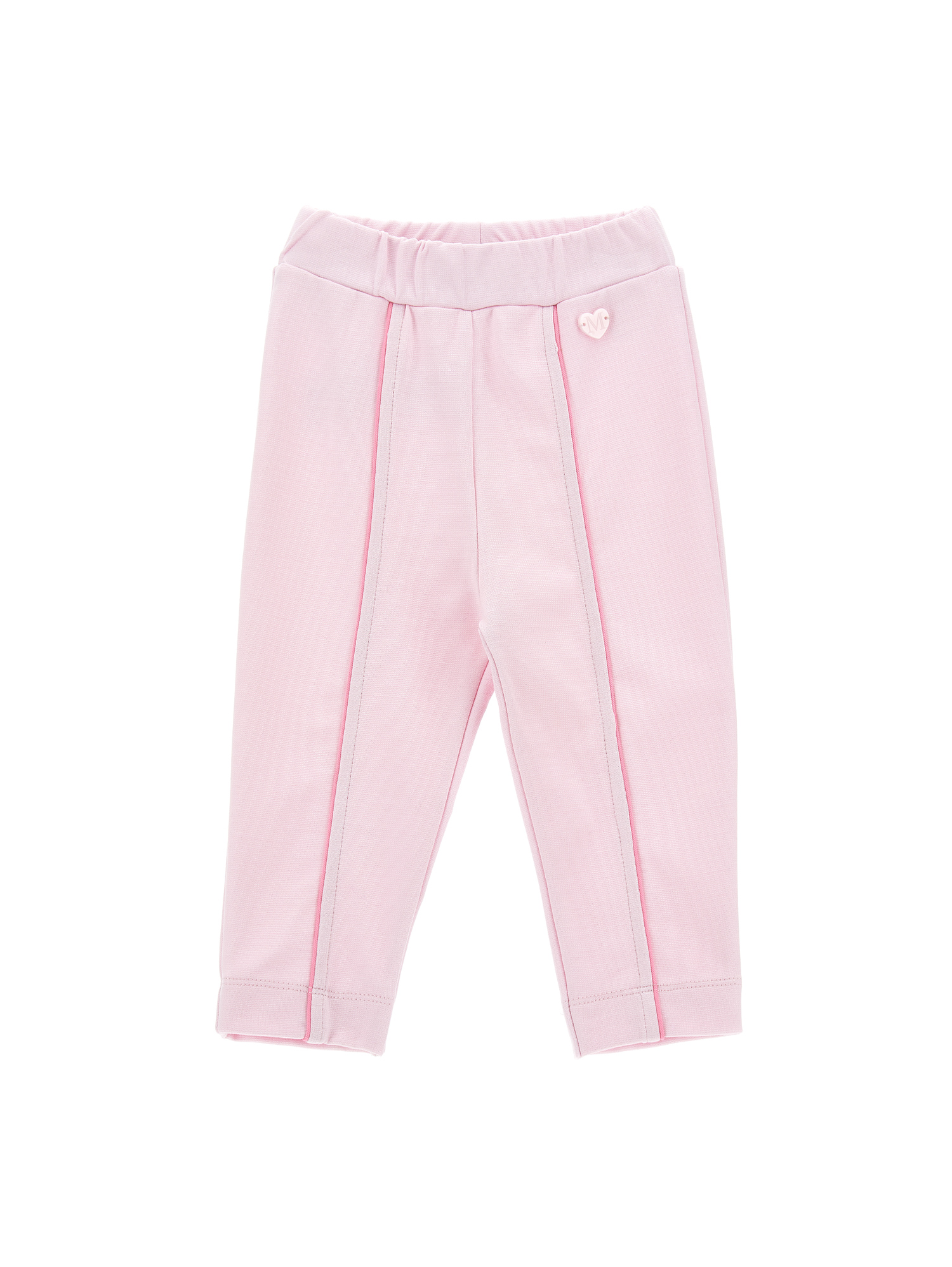Monnalisa Milano Stitch Leggings In Pink + Fuchsia