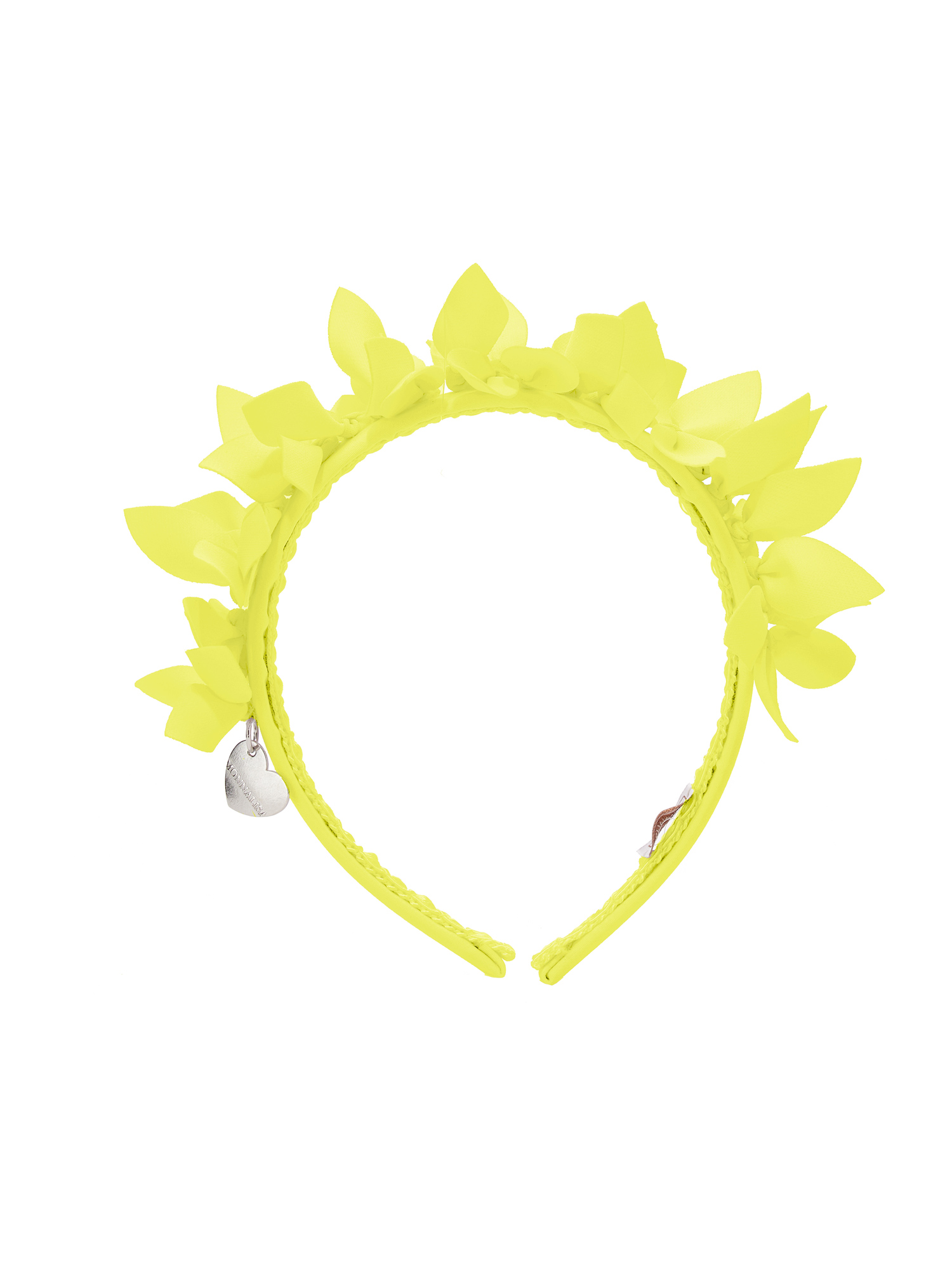 Monnalisa Frou Frou Headband In Light Yellow