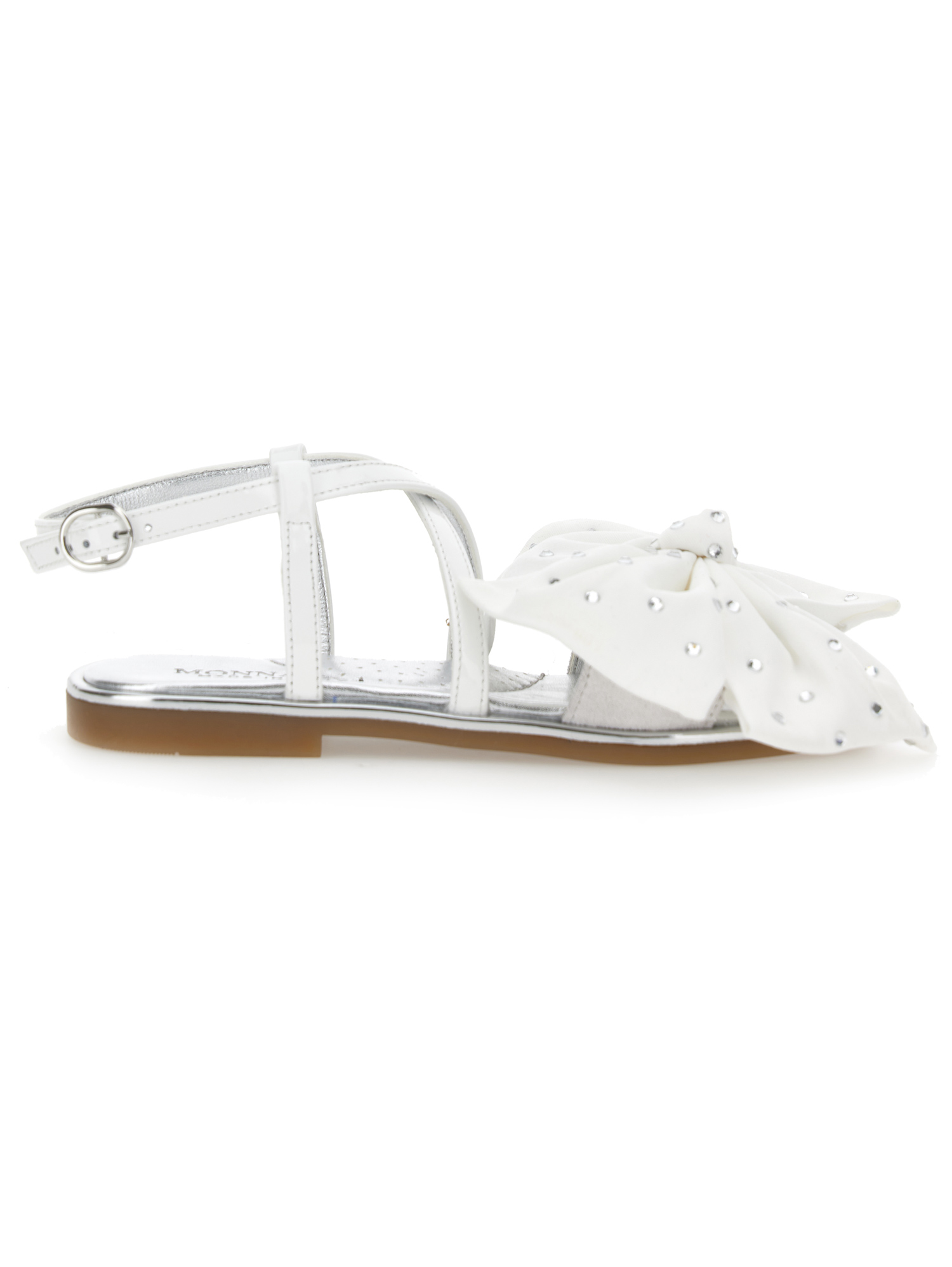 Monnalisa Sandali vernice con maxifiocco