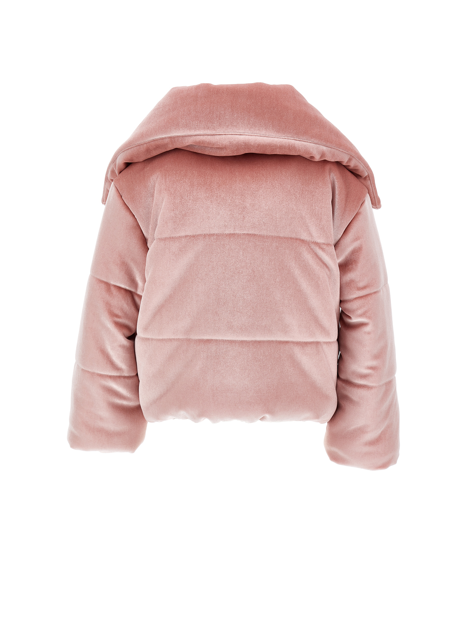 Monnalisa Chenille Padded Jacket In Onion Couture