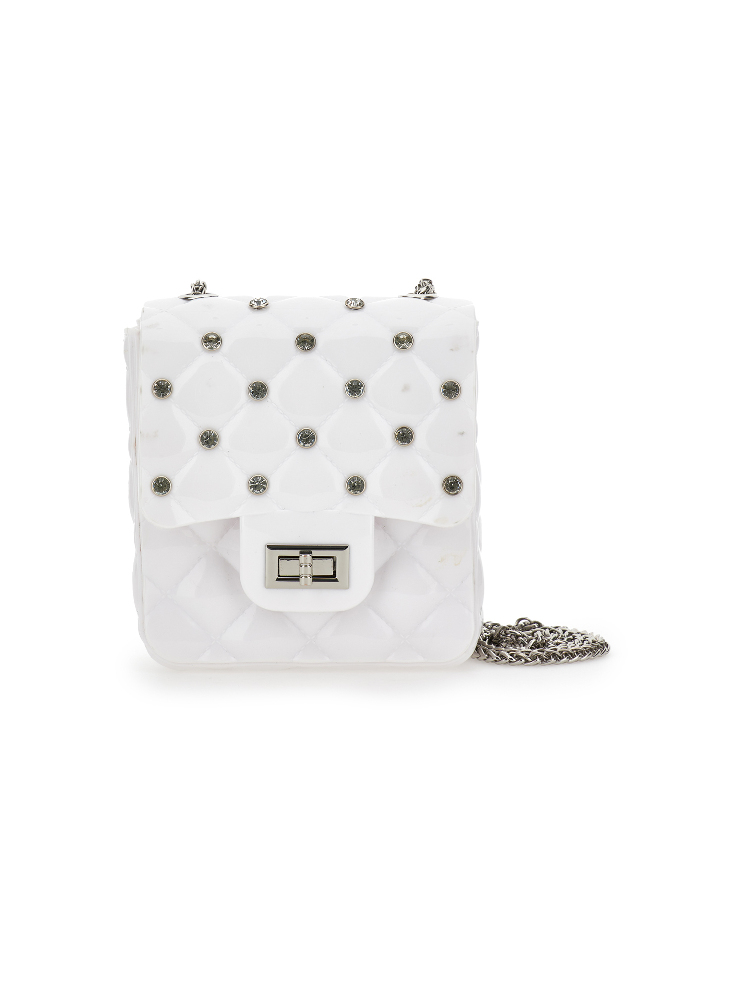 Monnalisa Kids'   Pvc Bag With Rhinestones