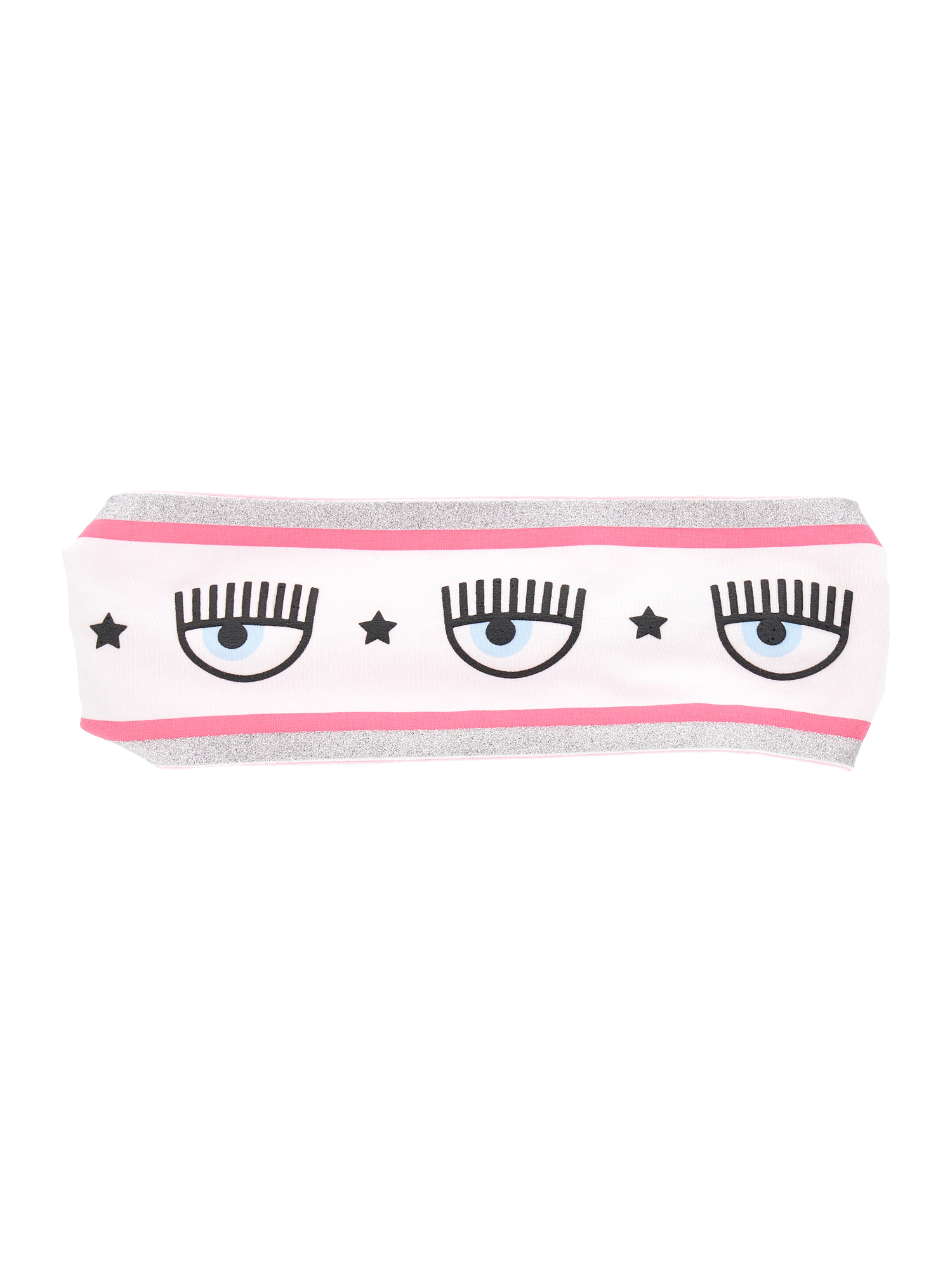 Chiara Ferragni Kids'   Maxilogomania Hairband In White