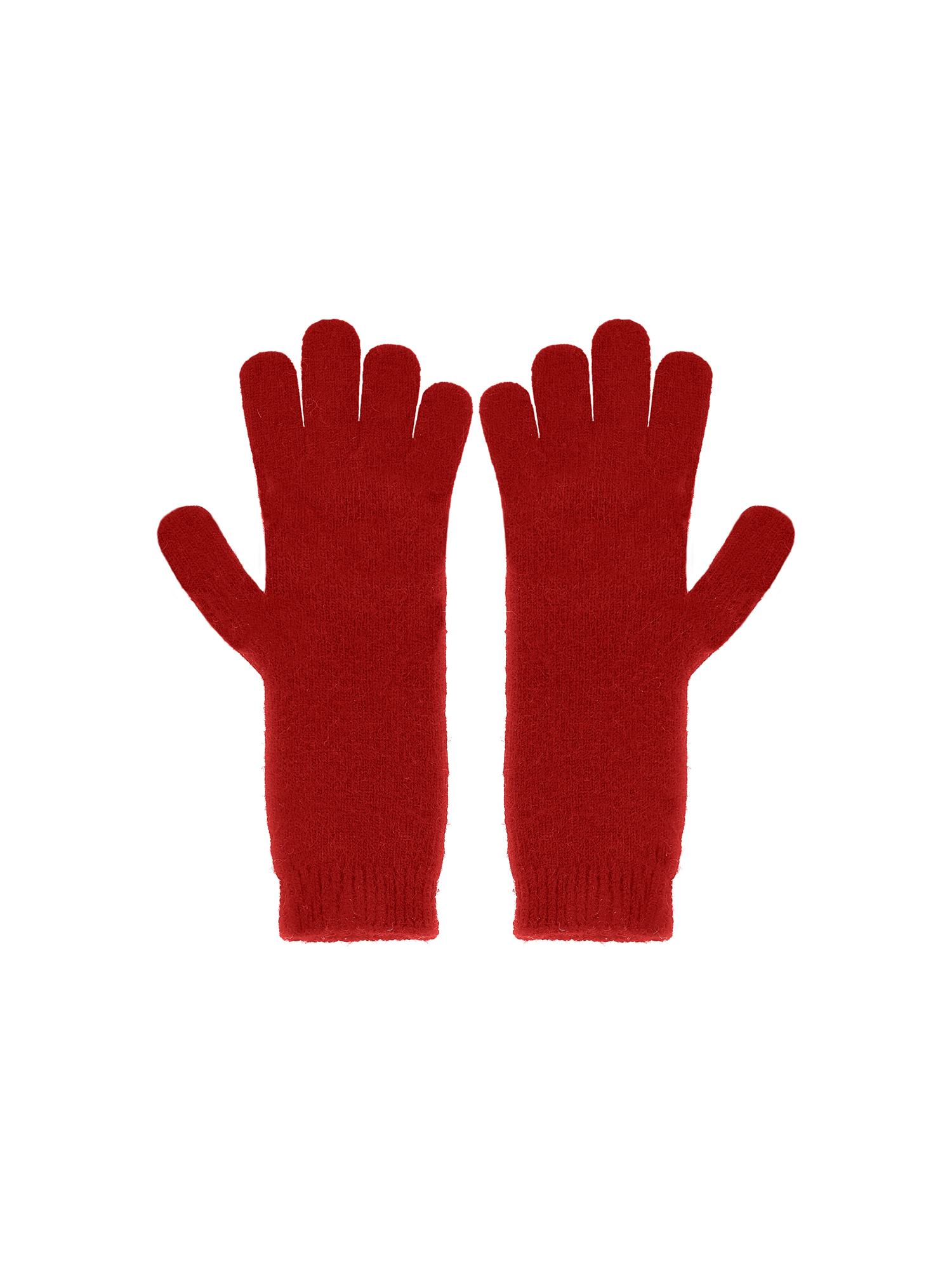 Monnalisa Bow Gloves In Red