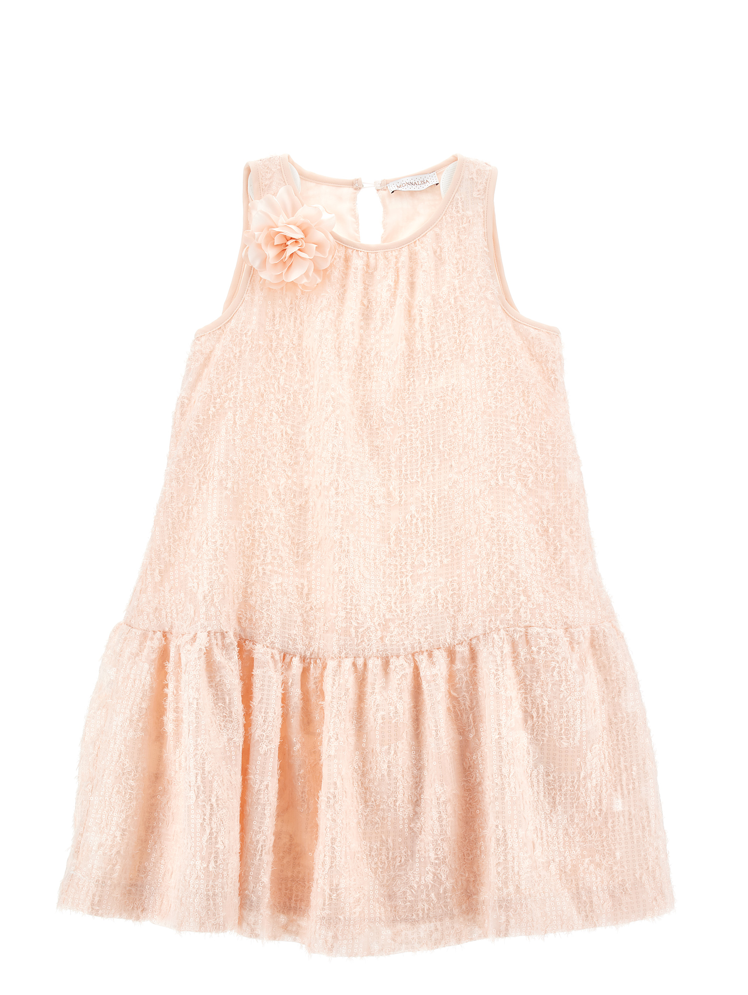 MONNALISA CAROLINE GEORGETTE-BESTICKTES KLEID